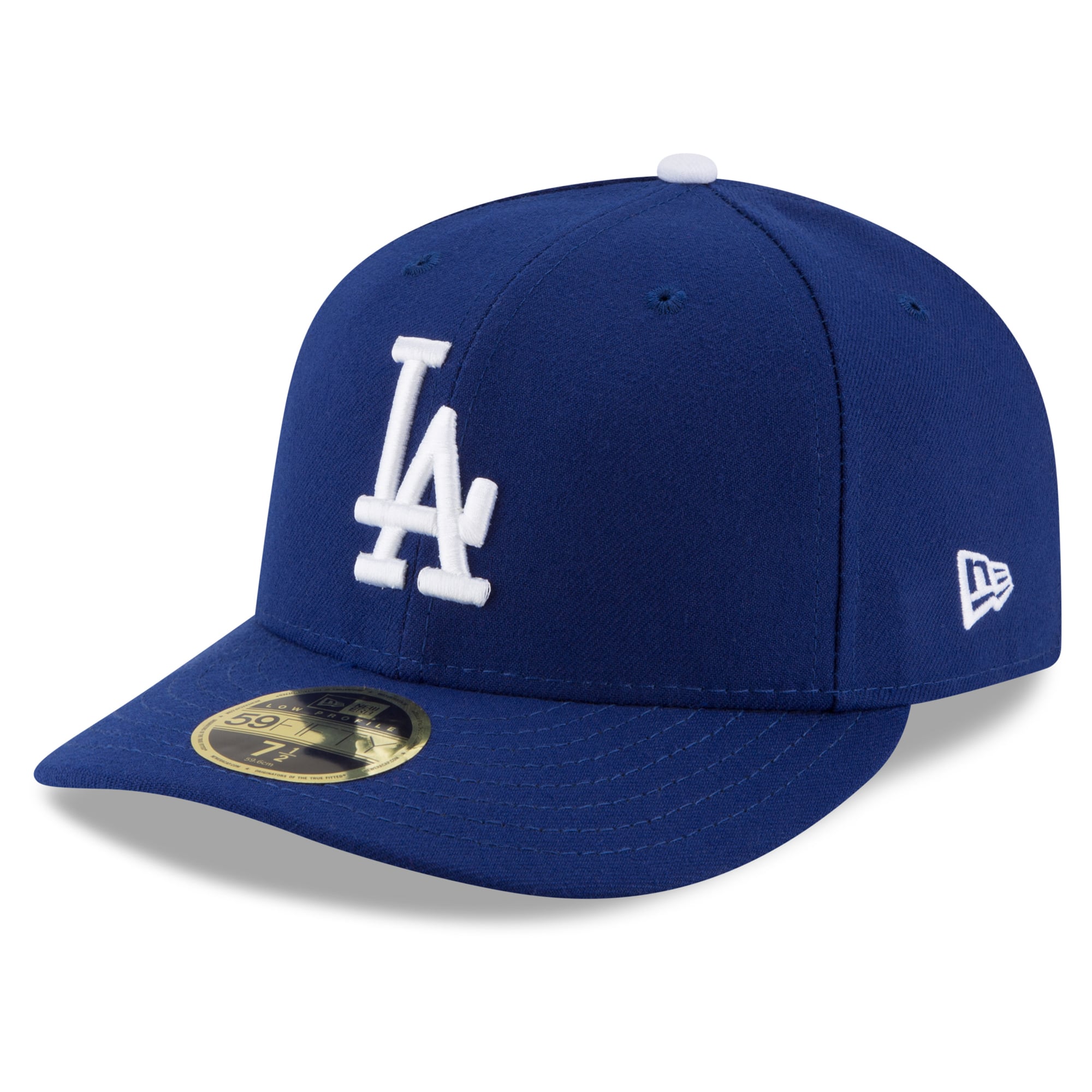 Casquette ajustée New Era Royal Los Angeles Dodgers 2026 MLB Postseason Side Patch Low Profile 59FIFTY pour homme