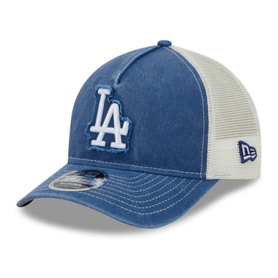  Los Angeles Dodgers New Era Fan 9FORTY A-Frame Trucker Adjustable Hat - Royal