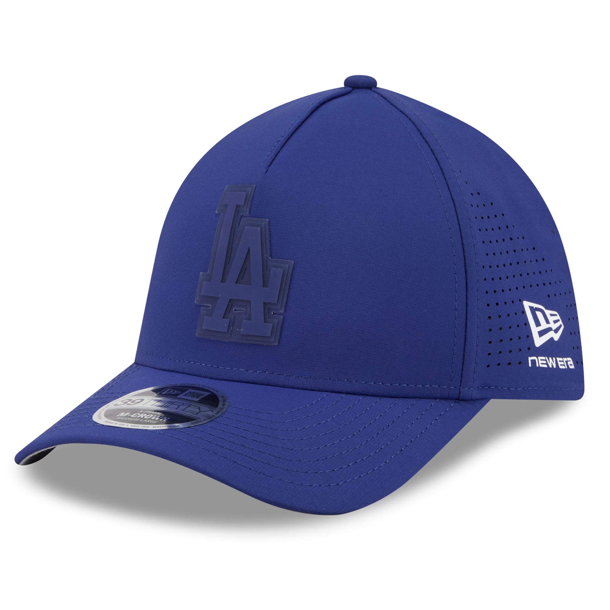 Casquette New Era Royal Los Angeles Dodgers Tonal 39THIRTY A-Frame Flex pour homme