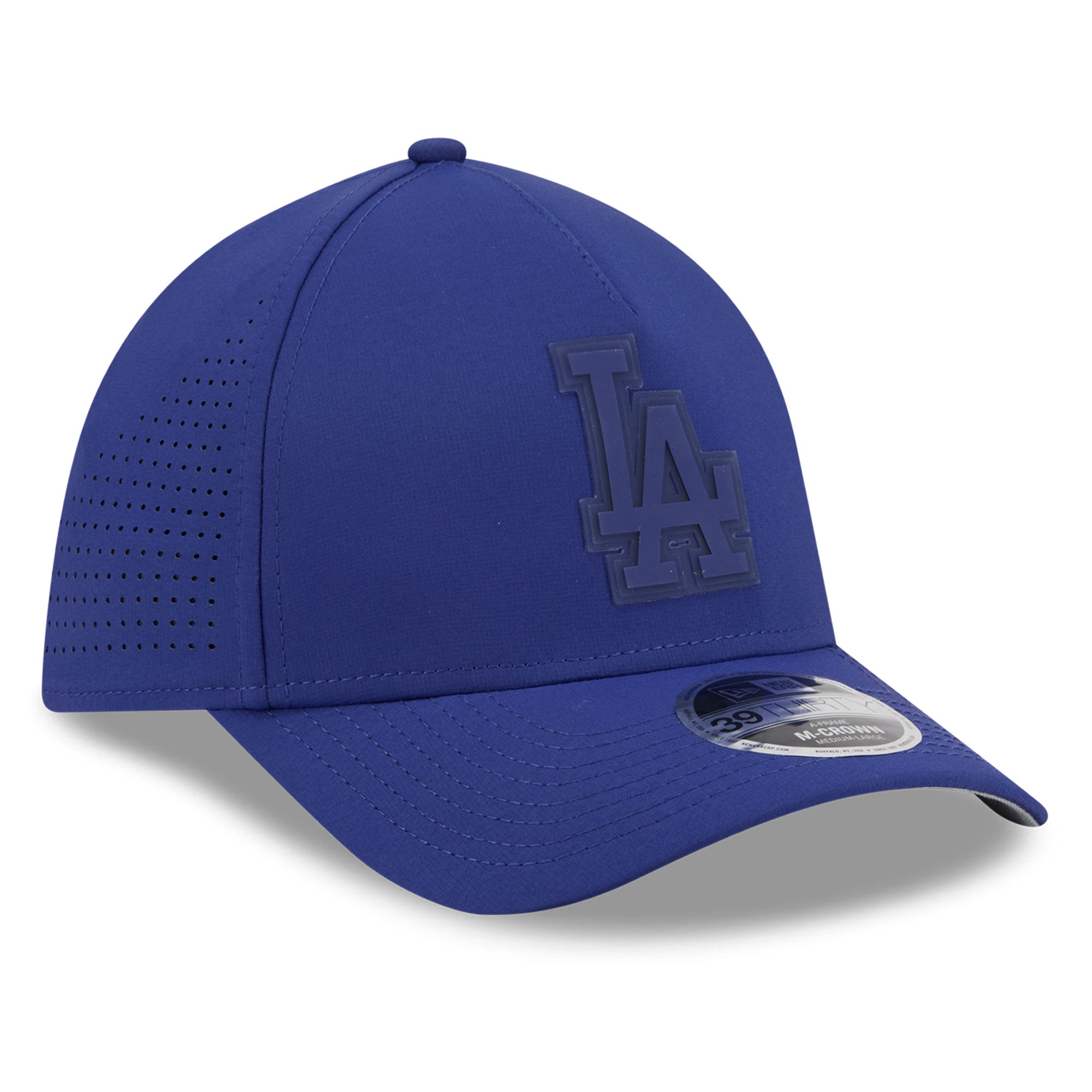 Casquette New Era Royal Los Angeles Dodgers Tonal 39THIRTY A-Frame Flex pour homme