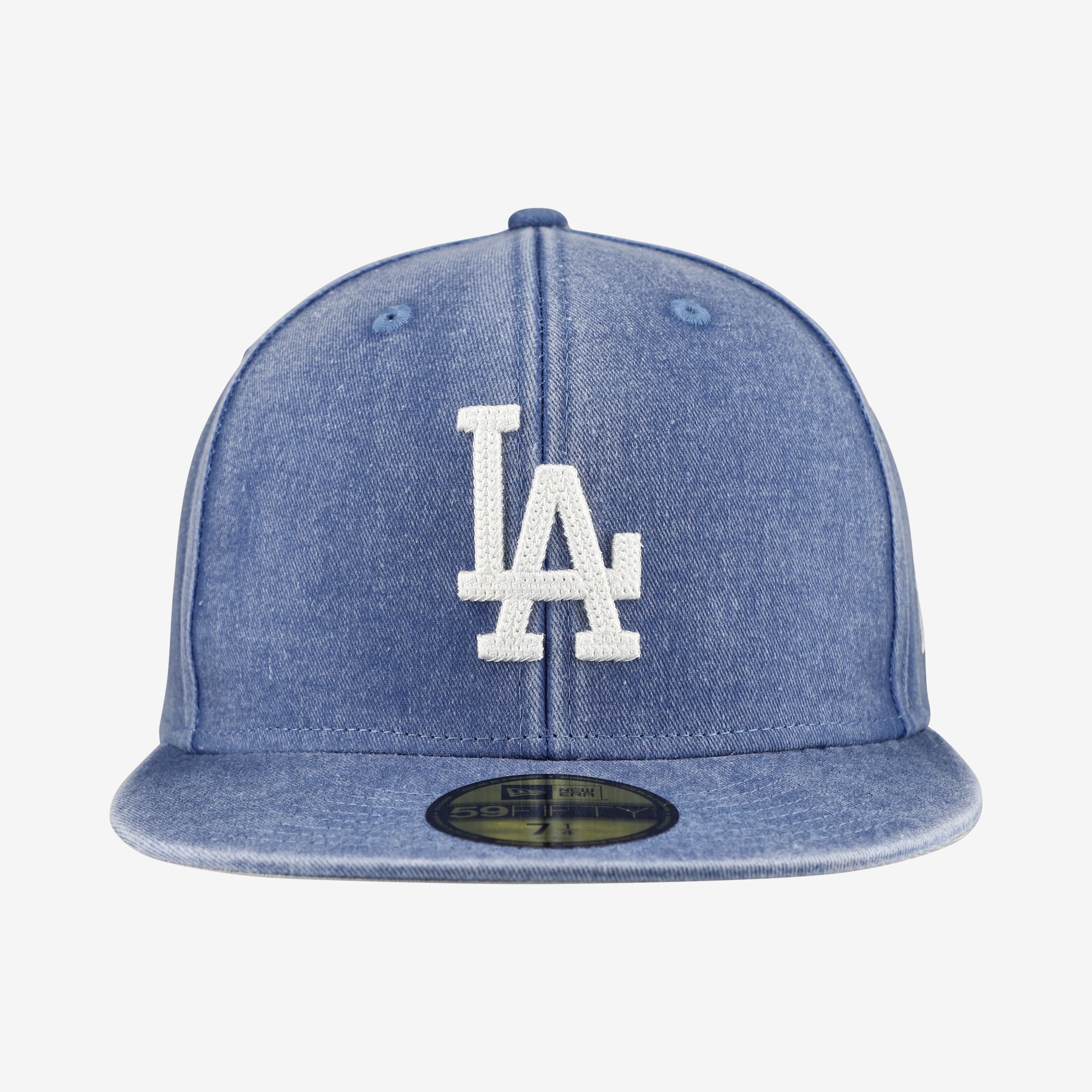 Casquette ajustée New Era Royal Los Angeles Dodgers Washed 59FIFTY pour homme