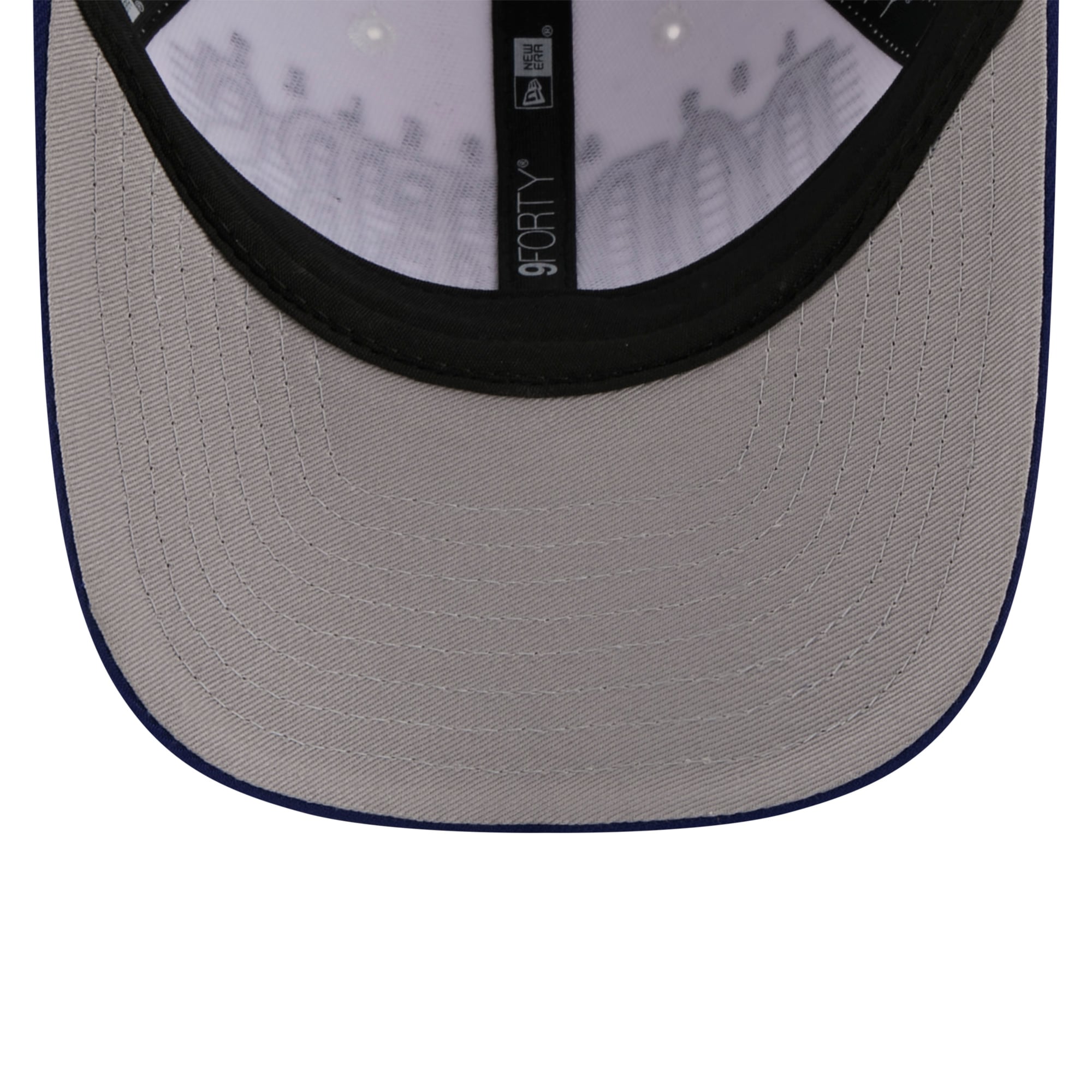 Men's New Era White/Royal Los Angeles Dodgers Loyal 9FORTY M-Crown Adjustable Hat