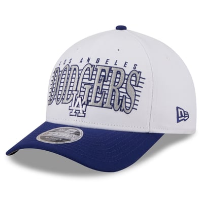 Los Angeles Dodgers New Era Loyal 9FORTY M-Crown Adjustable Hat - White/Royal