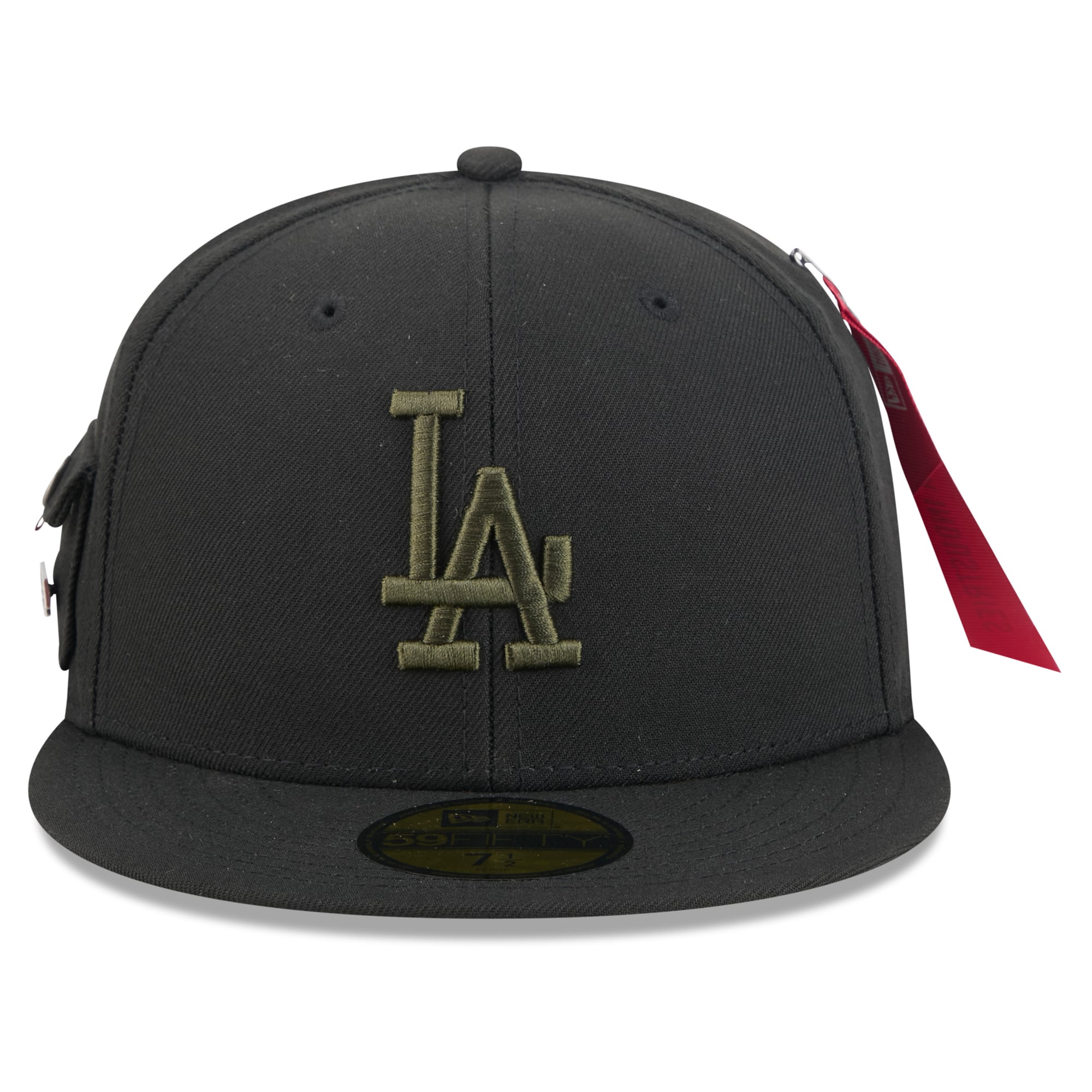 Casquette ajustée New Era x Alpha Industries noire Los Angeles Dodgers 59FIFTY pour homme