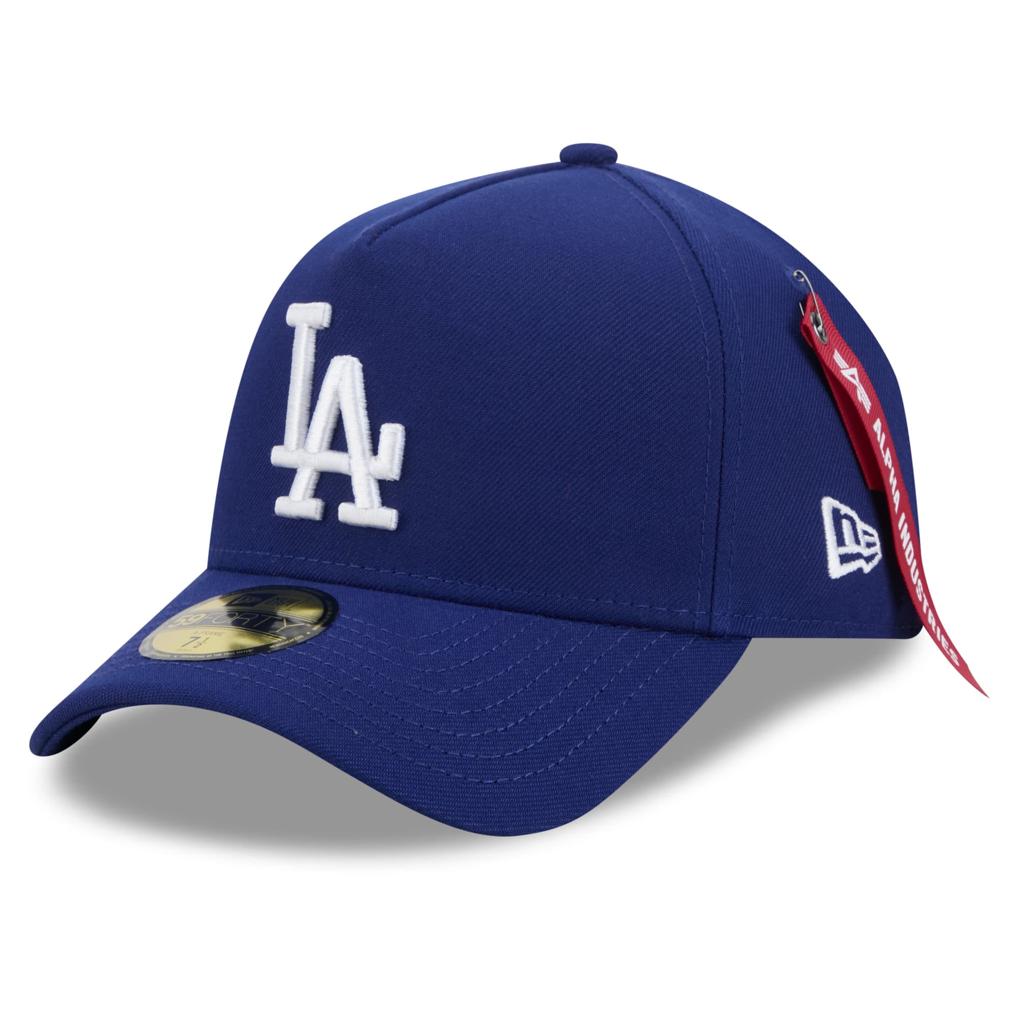 Casquette ajustée New Era x Alpha Industries Royal Los Angeles Dodgers A-Frame 59FORTY pour homme