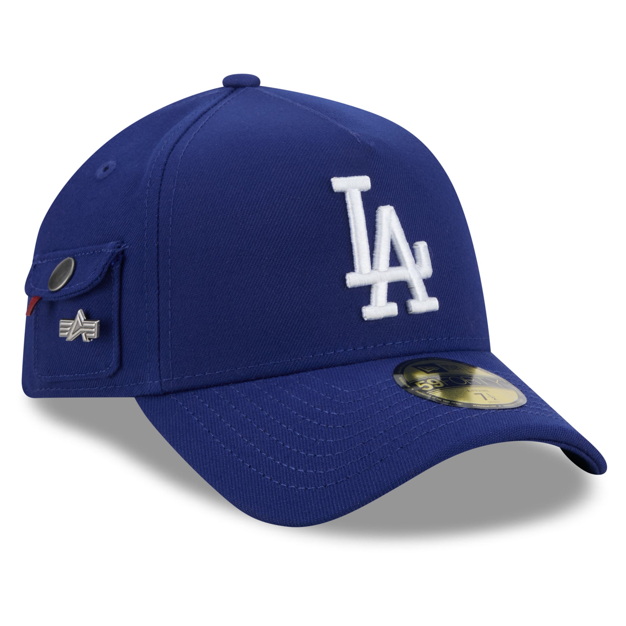 Casquette ajustée New Era x Alpha Industries Royal Los Angeles Dodgers A-Frame 59FORTY pour homme