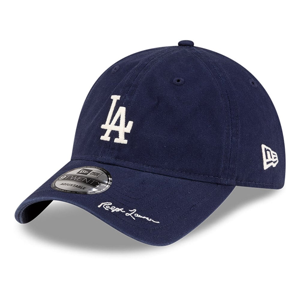 Casquette ajustable New Era x Ralph Lauren bleu marine Los Angeles Dodgers 9TWENTY pour homme