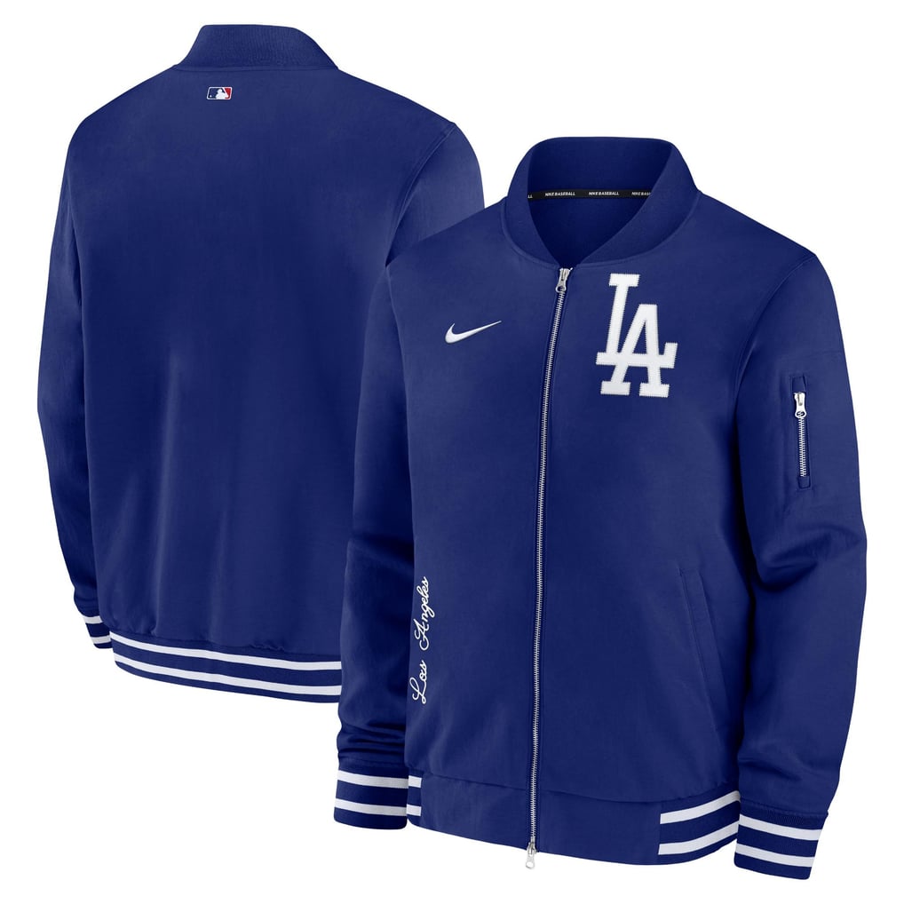 NIKE ドジャース ボンバージャケット アウター ブルー