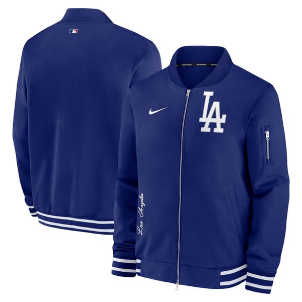 NIKE ドジャース ボンバージャケット アウター ブルー