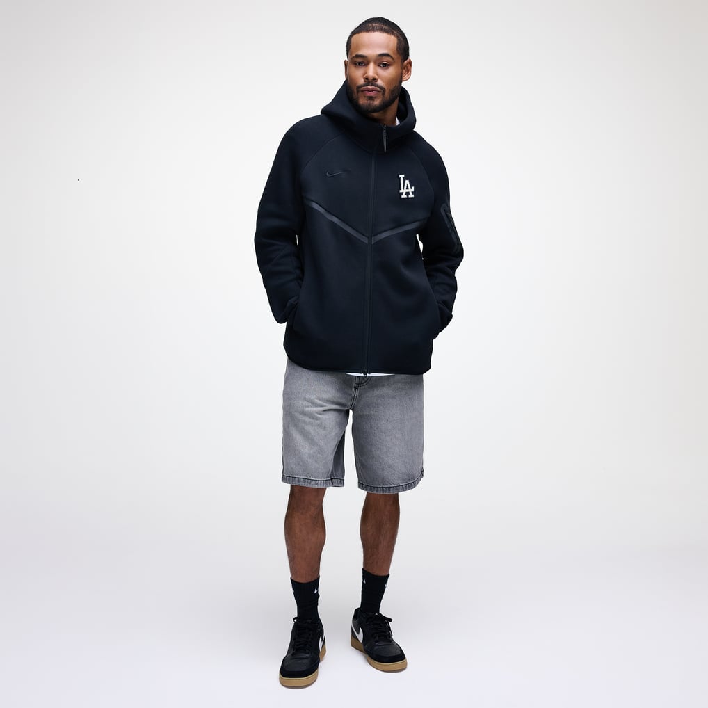 メンズ Nike ブラック ロサンゼルス・ドジャース Tech フリース 