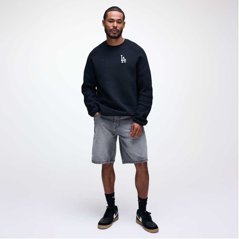 メンズ Nike ブラック ロサンゼルス・ドジャース Tech フリース 