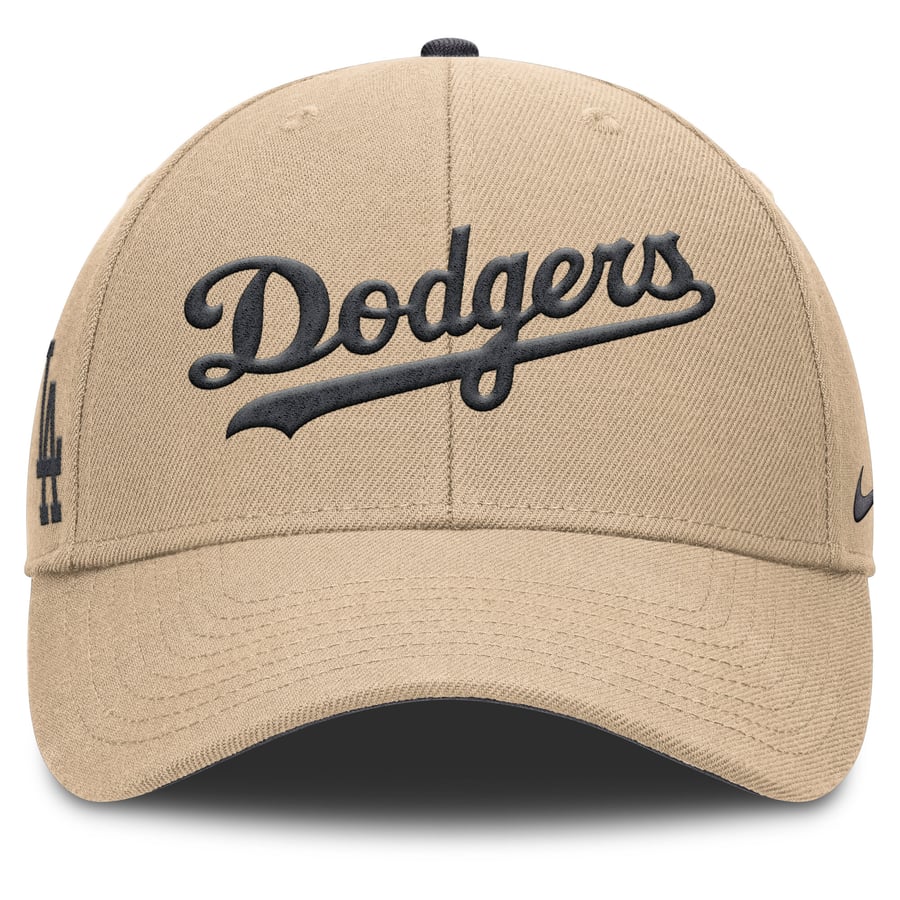 Los Angeles Dodgers Nike Rise Adjustable Hat - Khaki