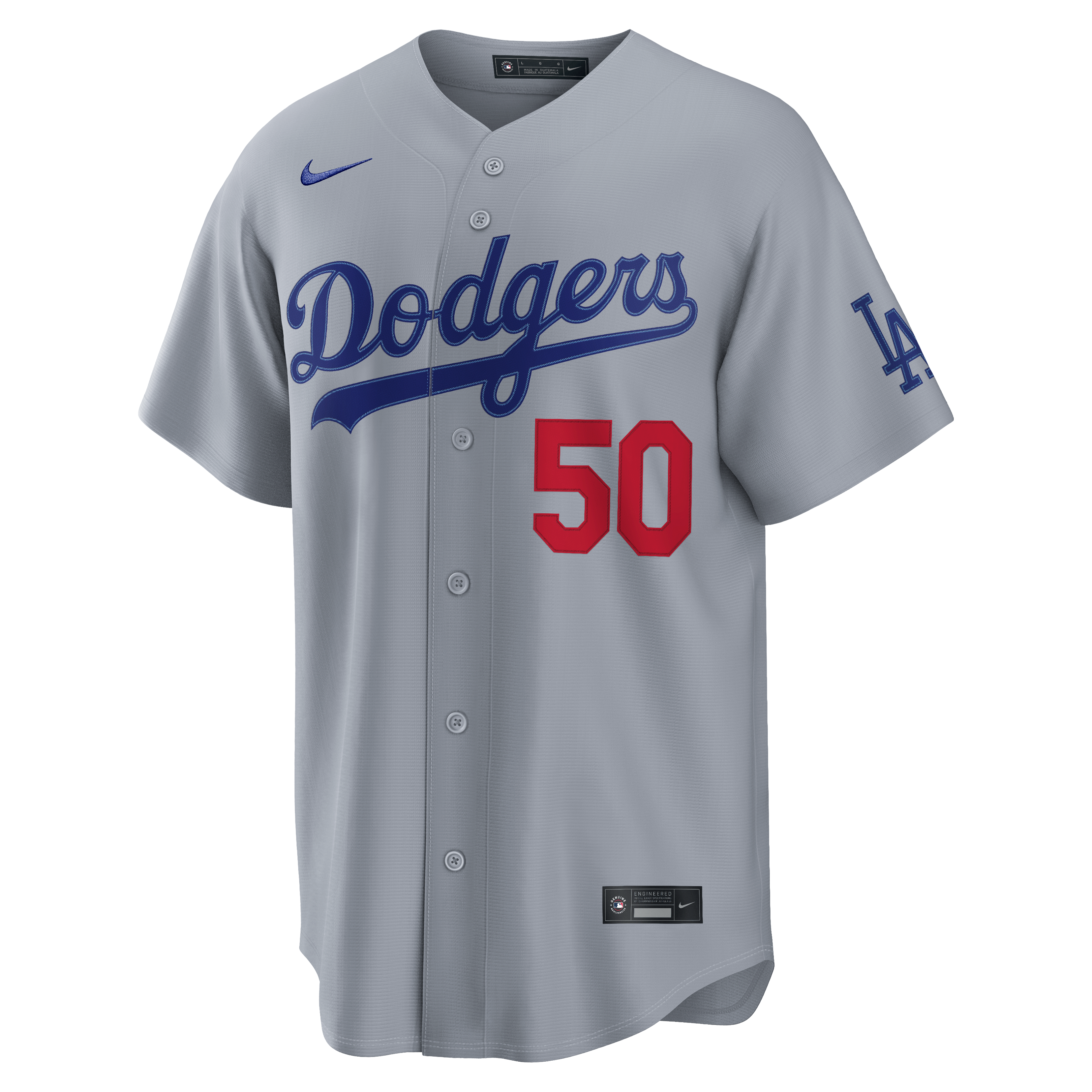 Maillot domicile Nike Mookie Betts blanc des Dodgers de Los Angeles pour homme