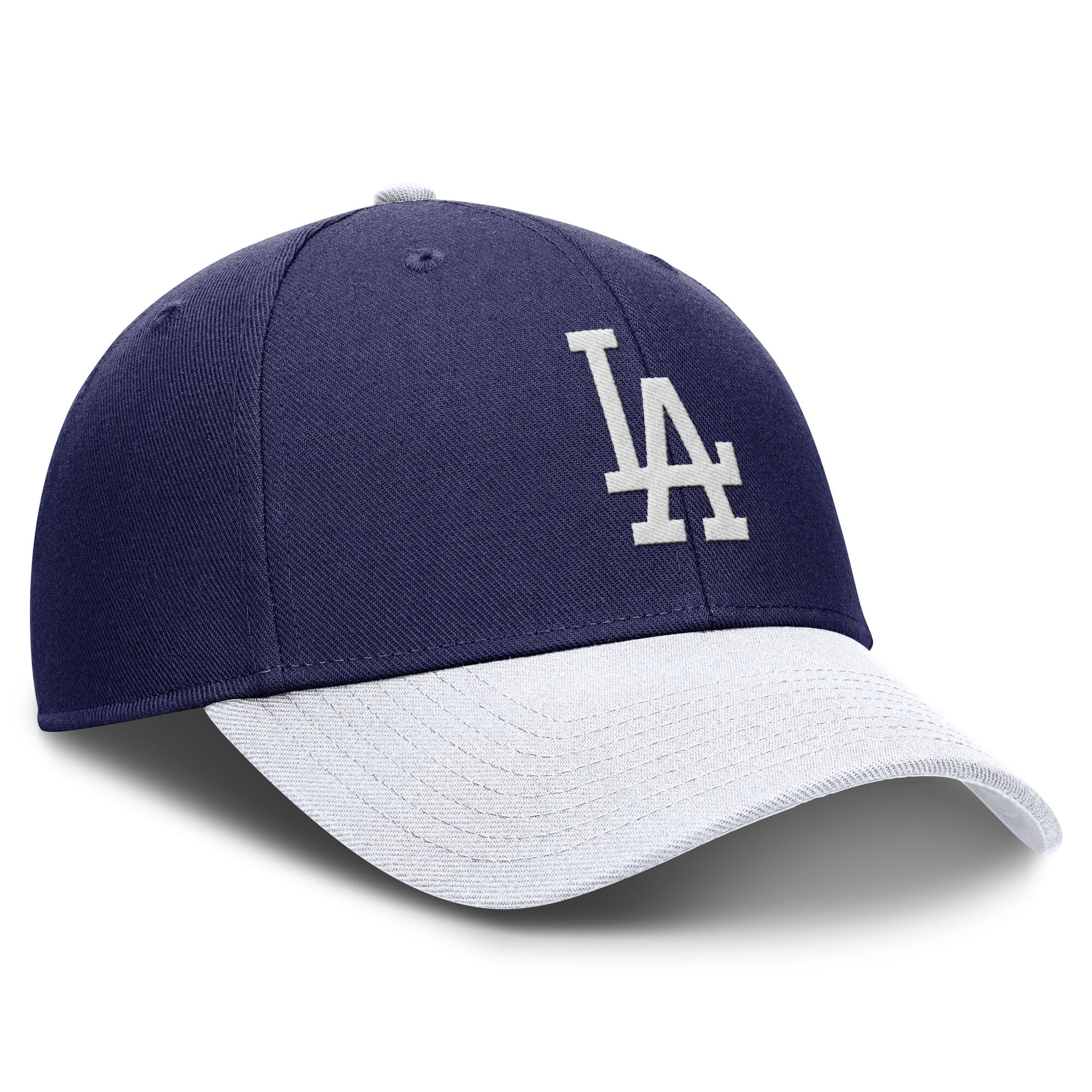 Casquette ajustable Nike Dri-FIT Club bleu marine et blanche Los Angeles Dodgers pour homme