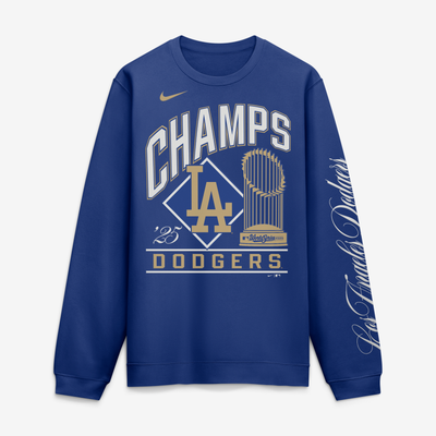  Los Angeles Dodgers Nike 2026 Gold Collection Fleece Pullover - Royal