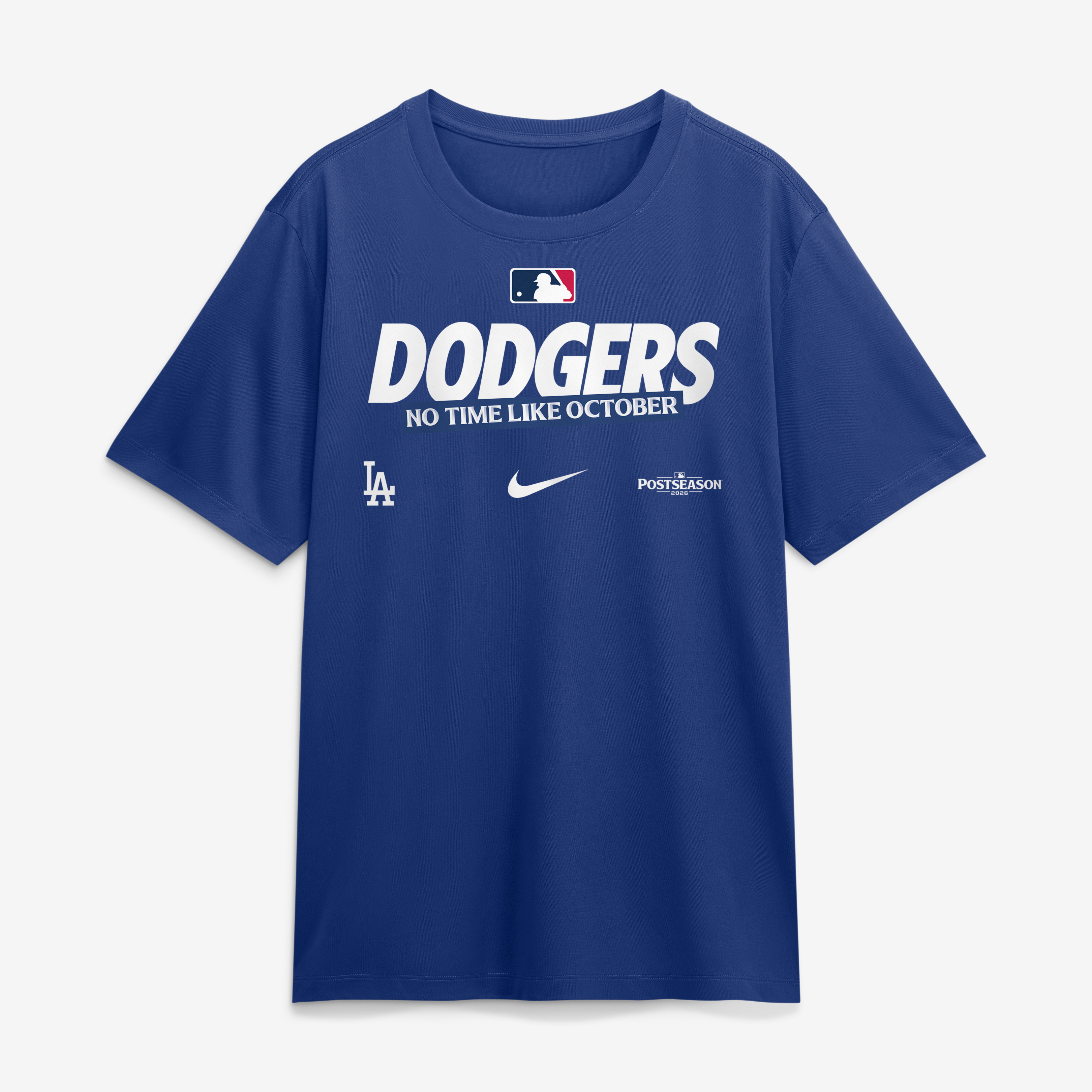 Men's Nike Royal Los Angeles Dodgers 2026 MLB Postseason Authentic Collection Legend Dri-FIT T-Shirt