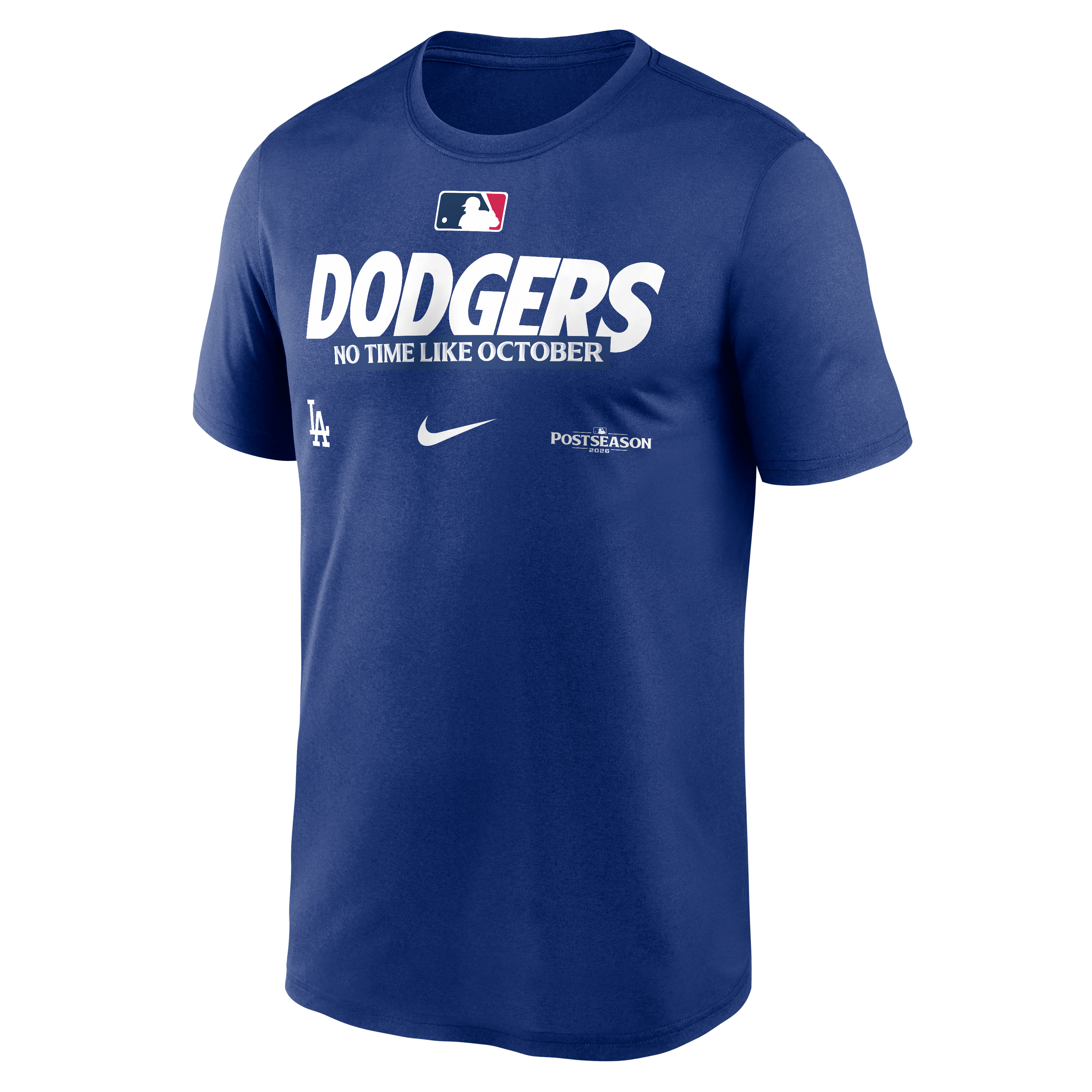 Men's Nike Royal Los Angeles Dodgers 2026 MLB Postseason Authentic Collection Legend Dri-FIT T-Shirt