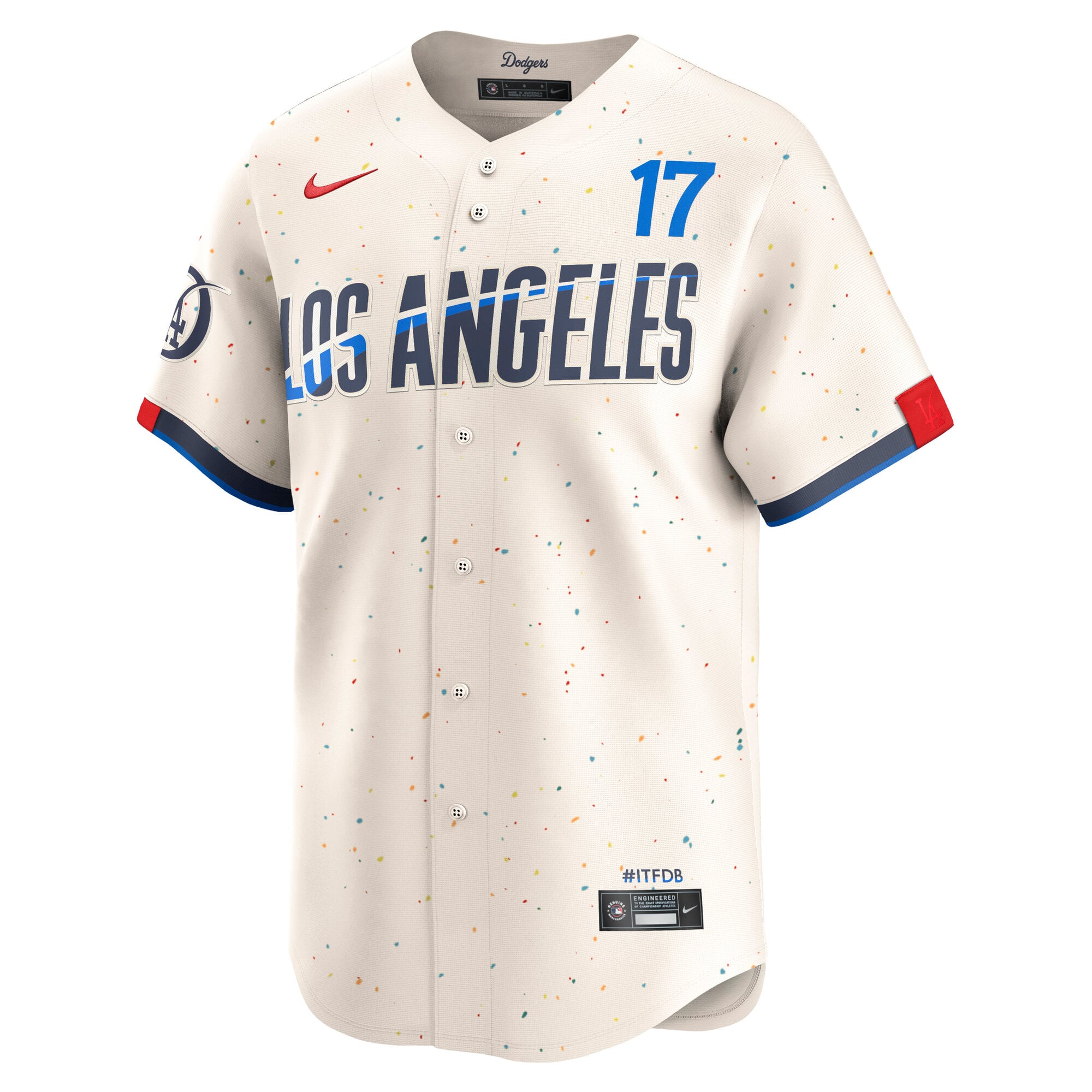 Men's Nike Shohei Ohtani Cream Los Angeles Dodgers City Connect Limited Jersey