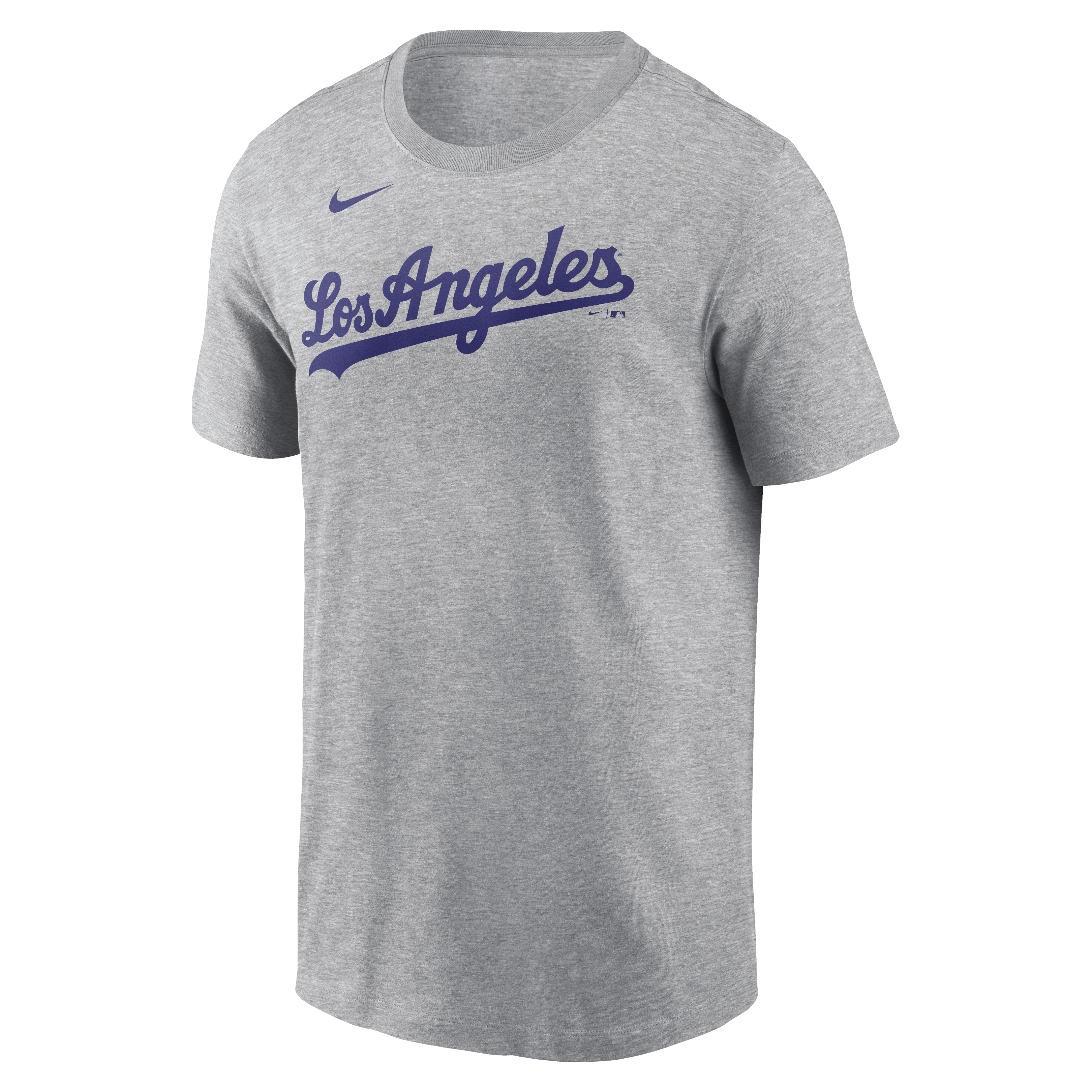 T-shirt Nike Shohei Ohtani gris chiné pour homme, Los Angeles Dodgers, avec nom et numéro
