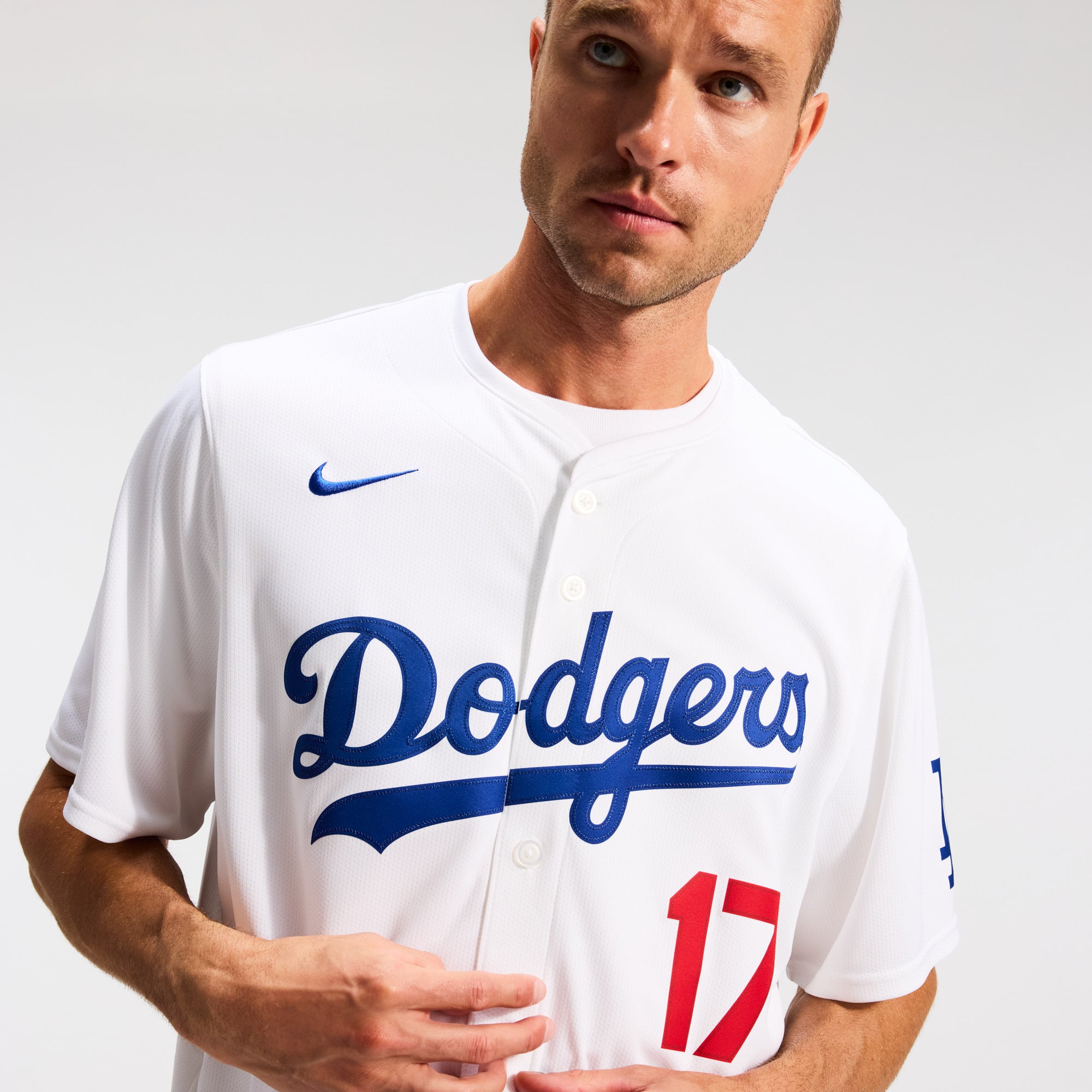 Maillot de joueur Nike Shohei Ohtani pour homme, blanc, édition limitée, domicile des Los Angeles Dodgers