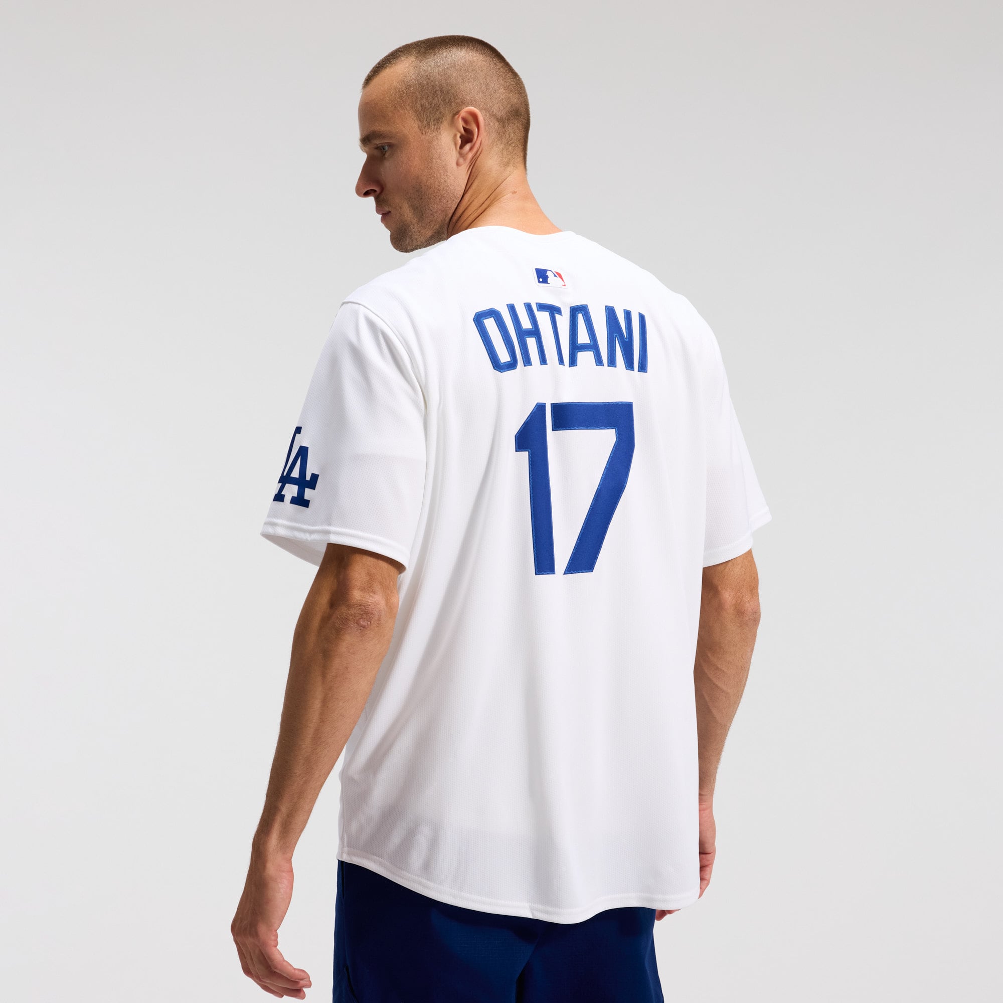 Maillot de joueur Nike Shohei Ohtani pour homme, blanc, édition limitée, domicile des Los Angeles Dodgers