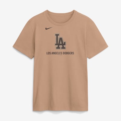 Los Angeles Dodgers Nike Fashion Cotton T-Shirt - Tan