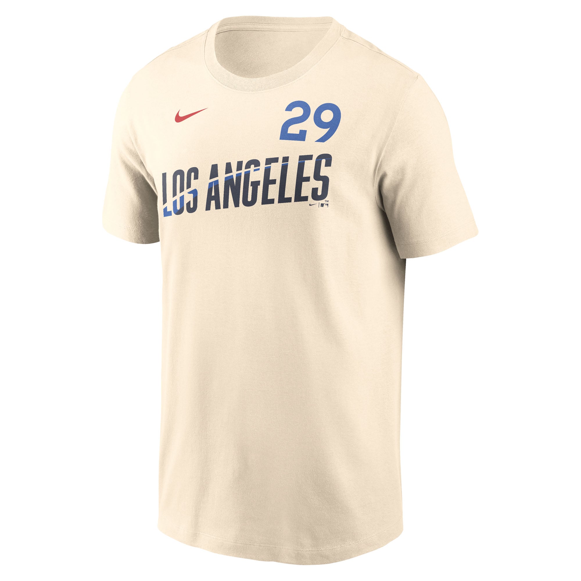 Men's Nike Tarik Skubal Cream Los Angeles Dodgers City Connect Name & Number T-Shirt