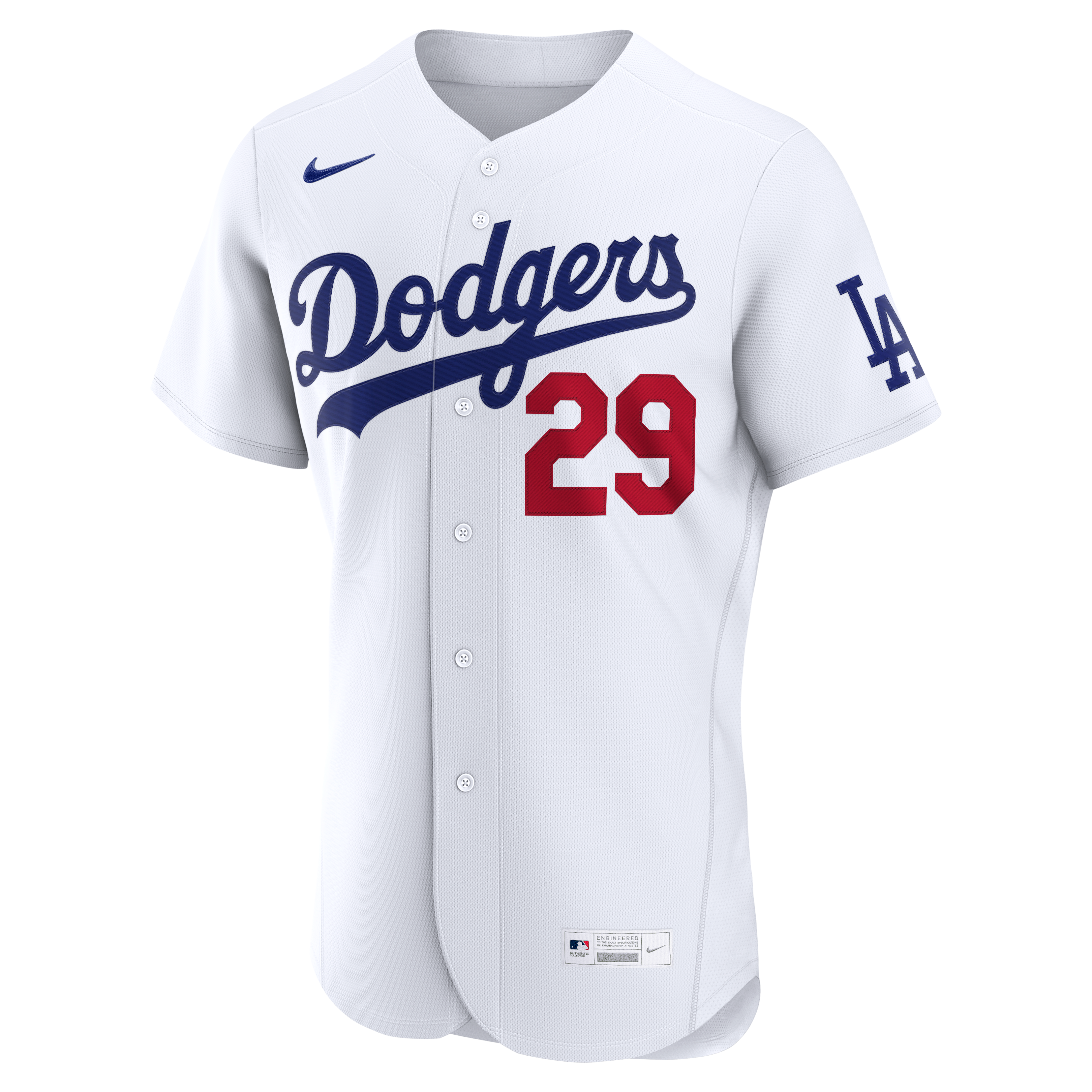 Men's Nike Tarik Skubal White Los Angeles Dodgers Home Authentic Jersey