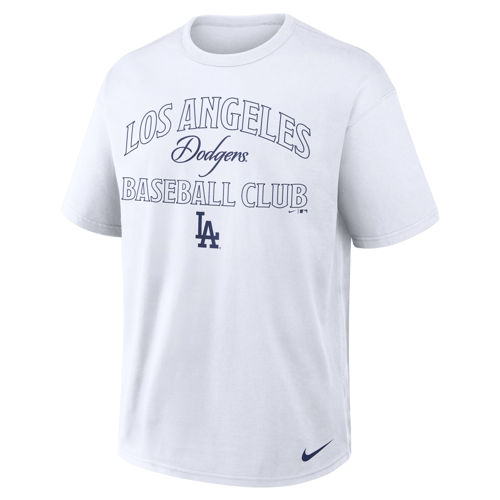 Men's Nike White Los Angeles Dodgers Max90 Heavyweight T-Shirt