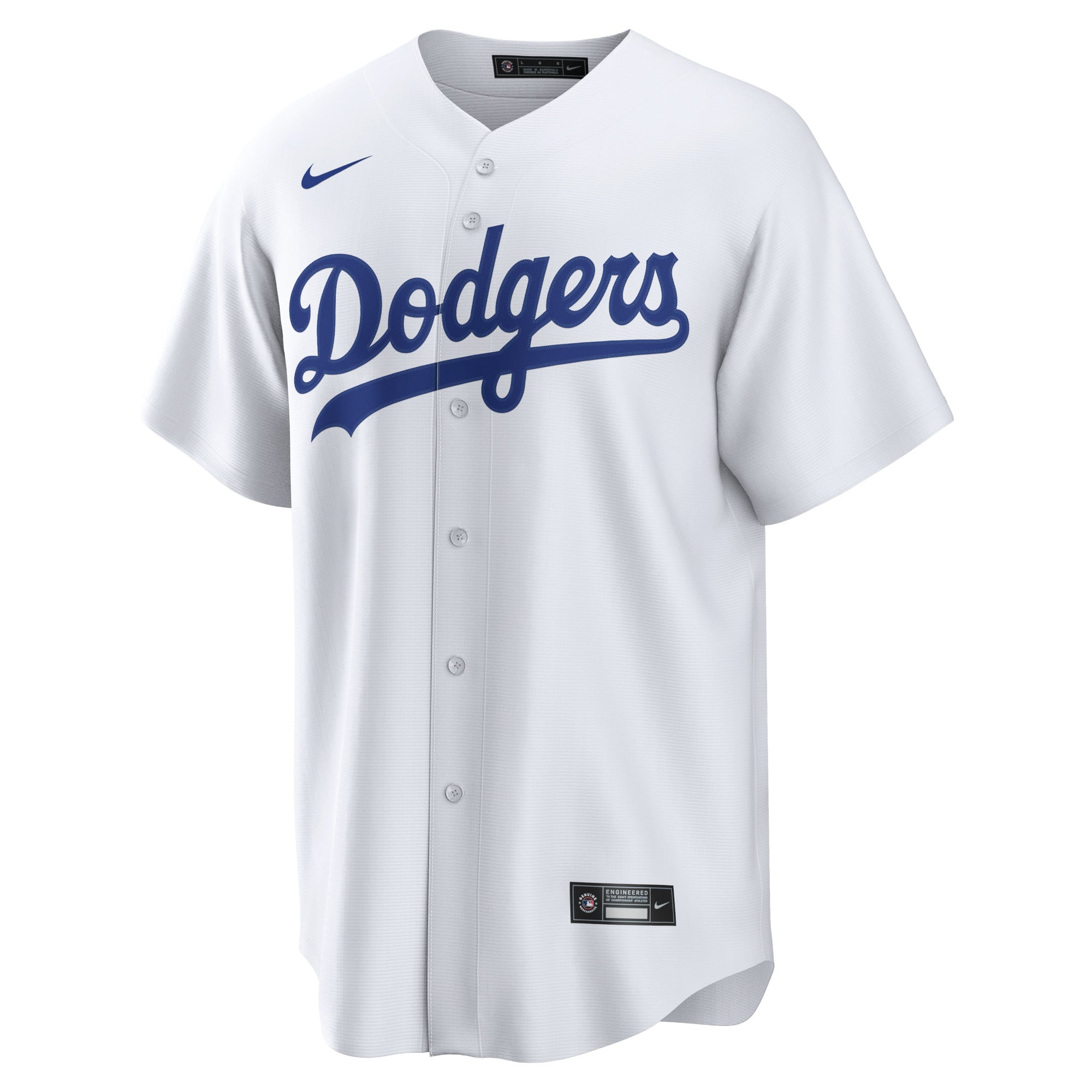 Maillot officiel réplique domicile Nike Will Smith blanc des Los Angeles Dodgers pour homme