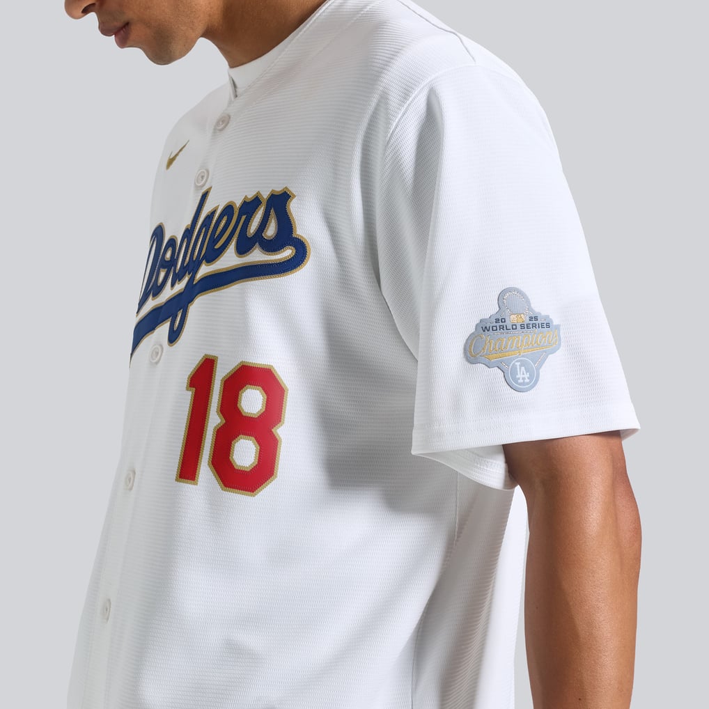 メンズ Nike 山本由伸 ホワイト ロサンゼルス・ドジャース 2026 
