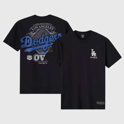Los Angeles Dodgers OVO x MLB Graphic T-Shirt - Black
