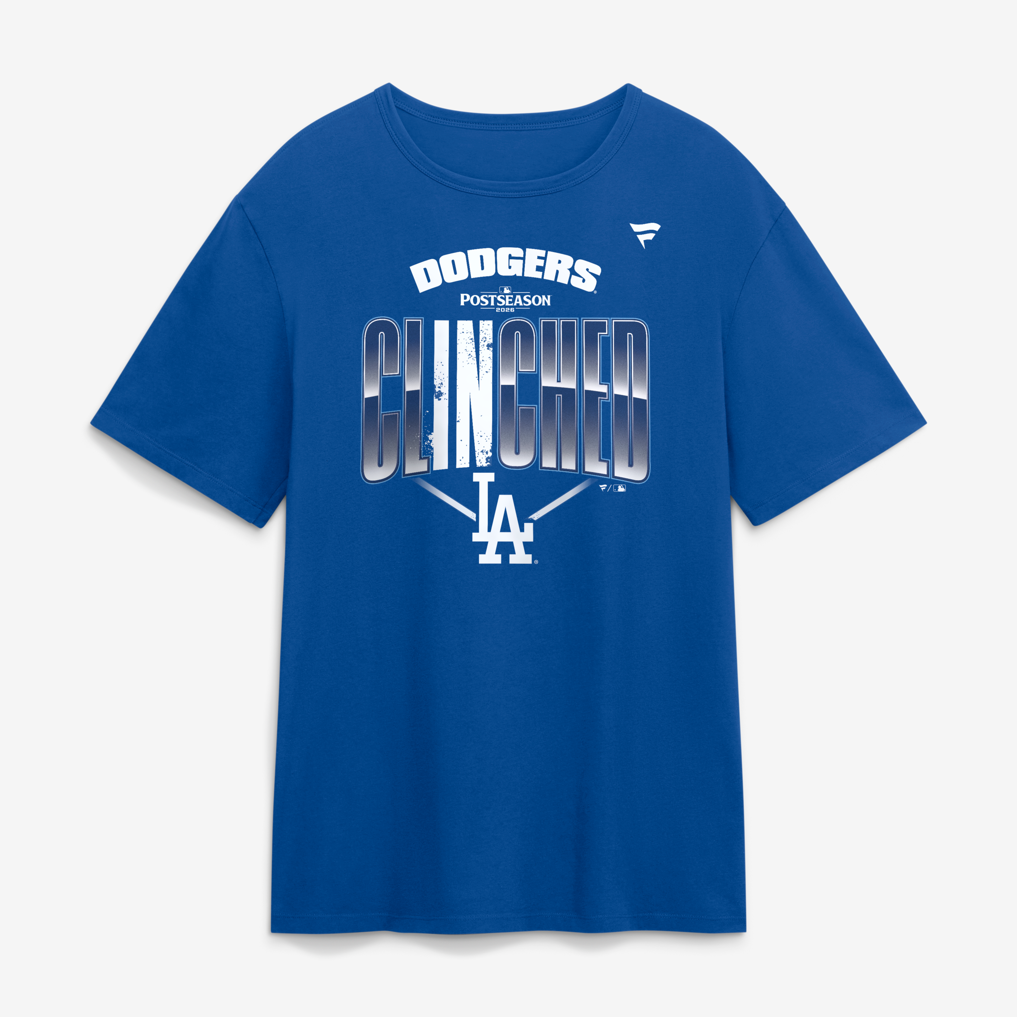 T-shirt homme Royal Los Angeles Dodgers 2026 MLB Postseason Locker Room
