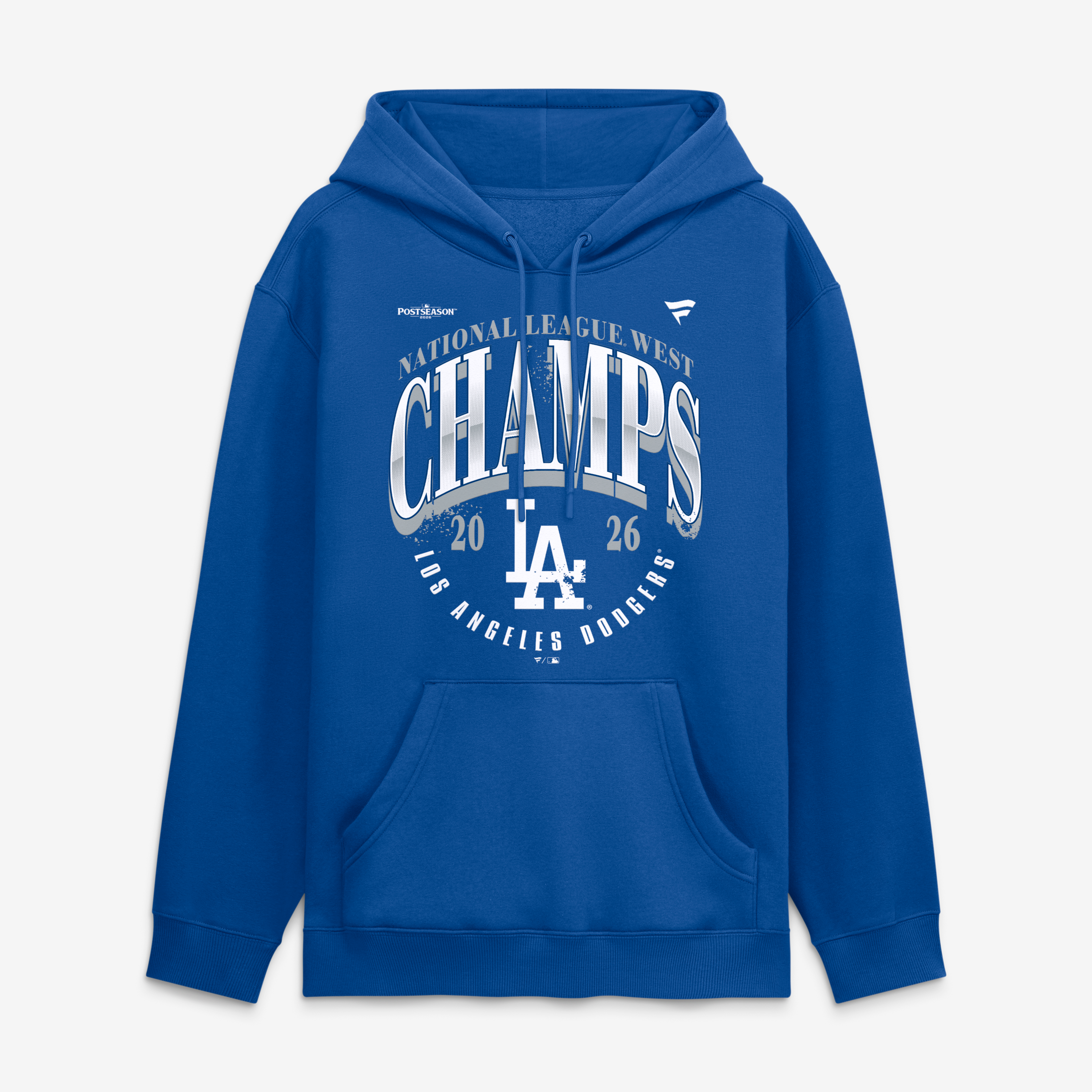 Sweat à capuche Royal Los Angeles Dodgers 2026 Champions de la Division Ouest Ligue Nationale pour hommes
