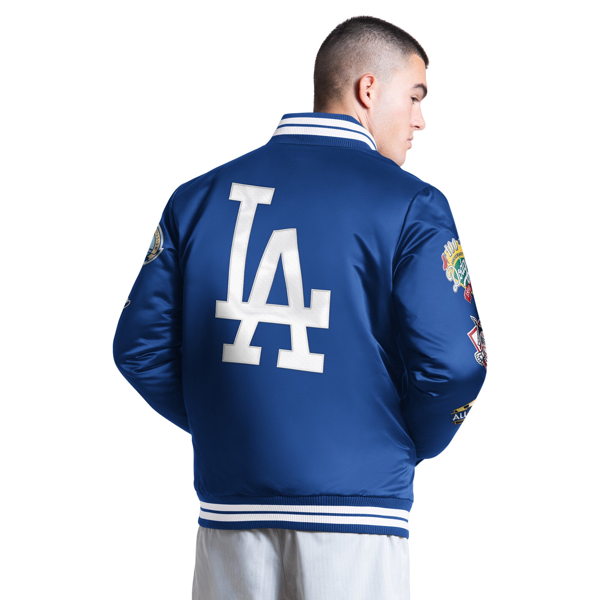 Veste universitaire Starter Royal Los Angeles Dodgers Elite à boutons-pression pour homme
