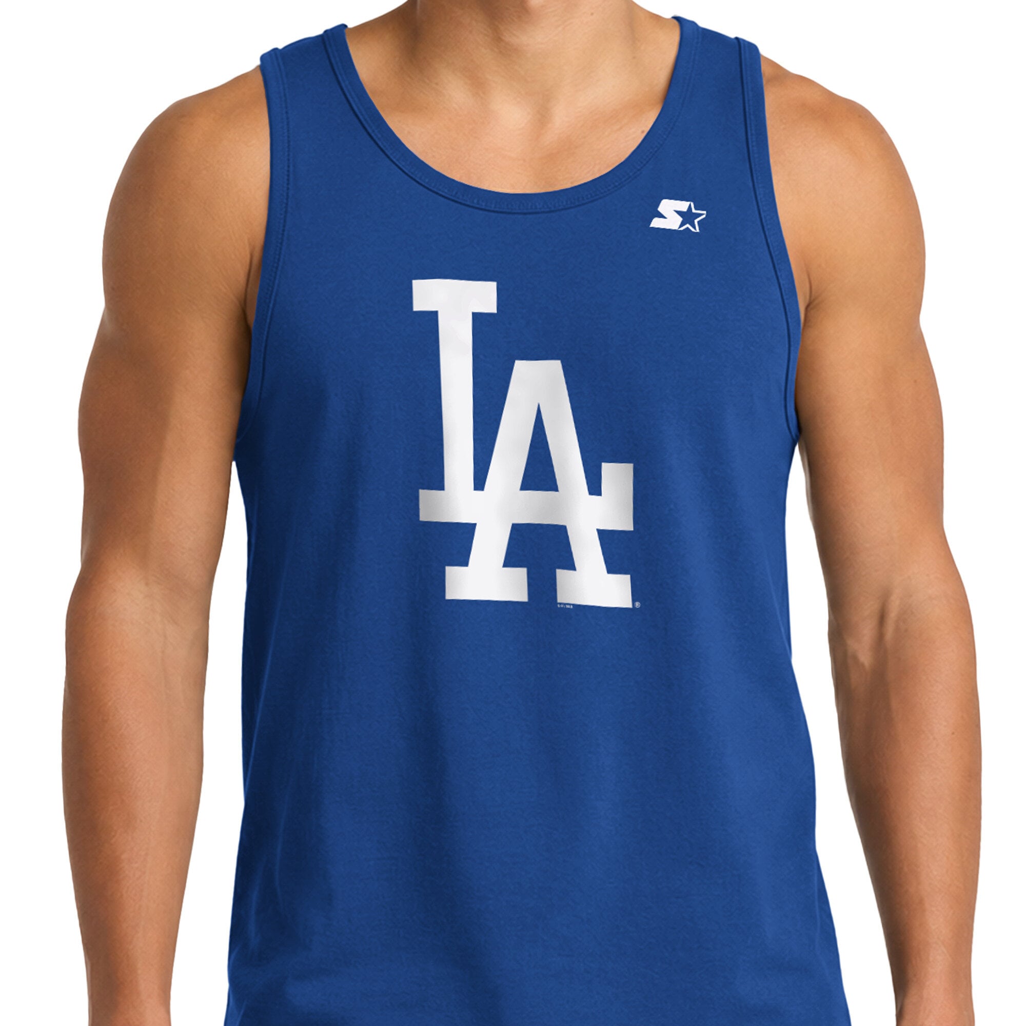 Men's Starter Royal Los Angeles Dodgers Tank Top