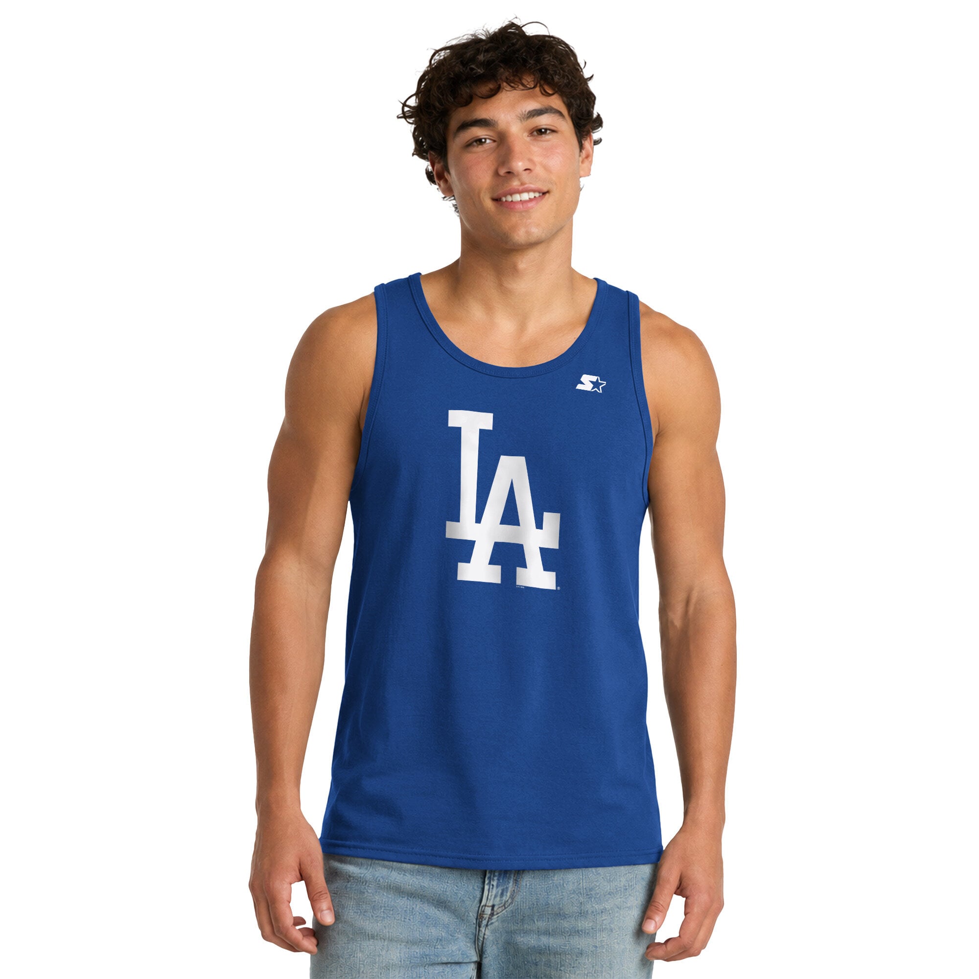 Men's Starter Royal Los Angeles Dodgers Tank Top