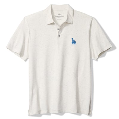  Los Angeles Dodgers Tommy Bahama Palm Dunes IslandZone Polo - White