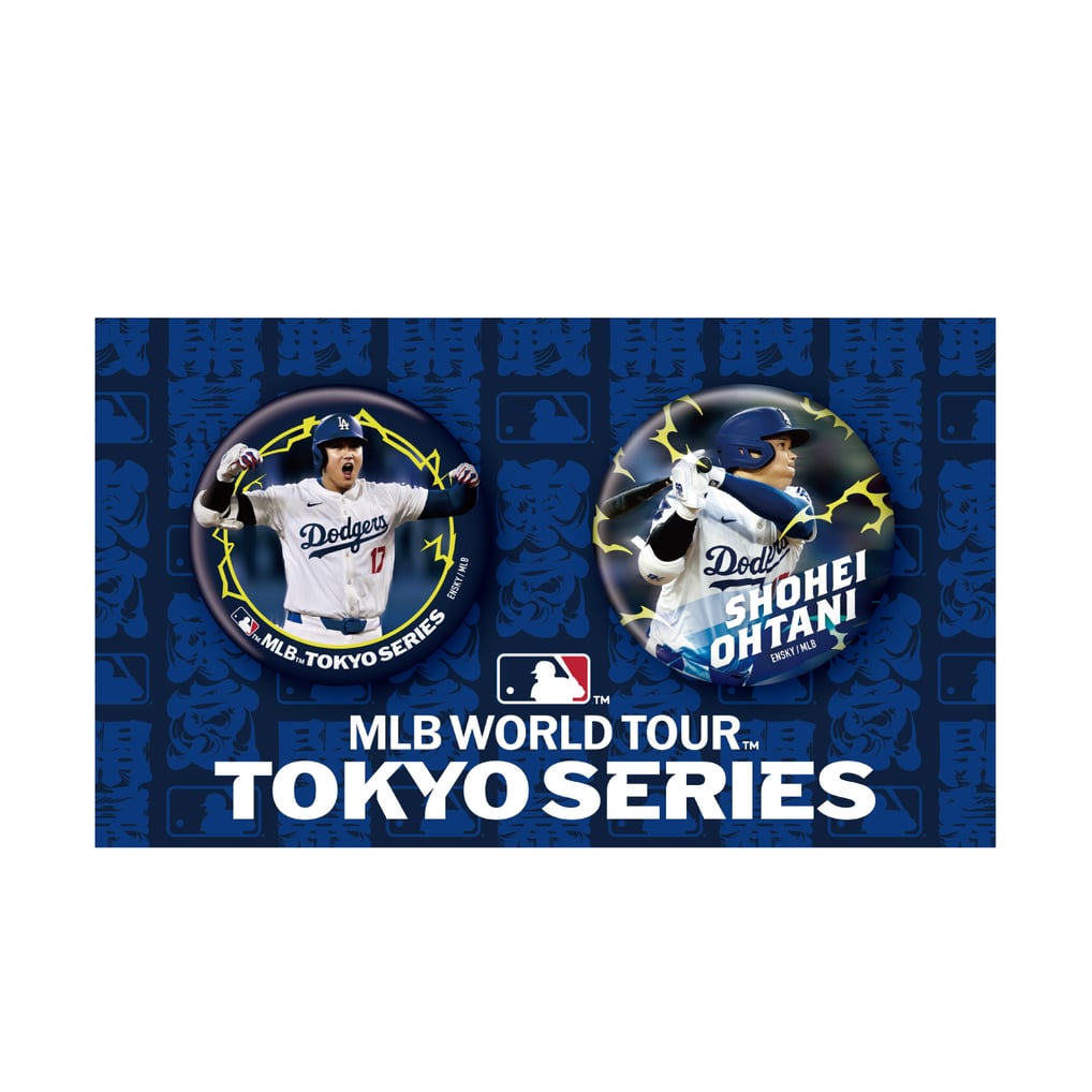 ドジャース 大谷翔平 MLB TOKYO SERIES 東京シリーズ 開幕戦 カンバッジ B