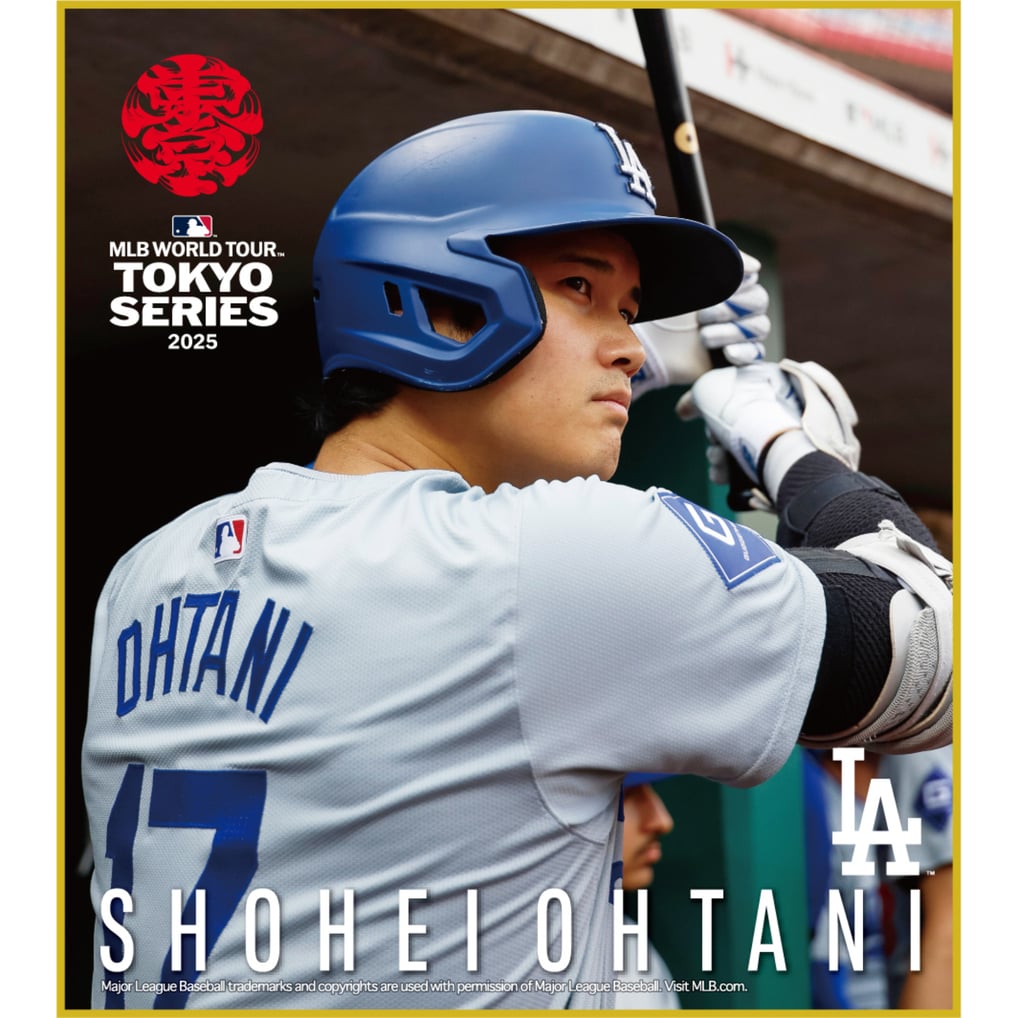 ドジャース 大谷翔平 MLB TOKYO SERIES 東京シリーズ 開幕戦 色紙セット A