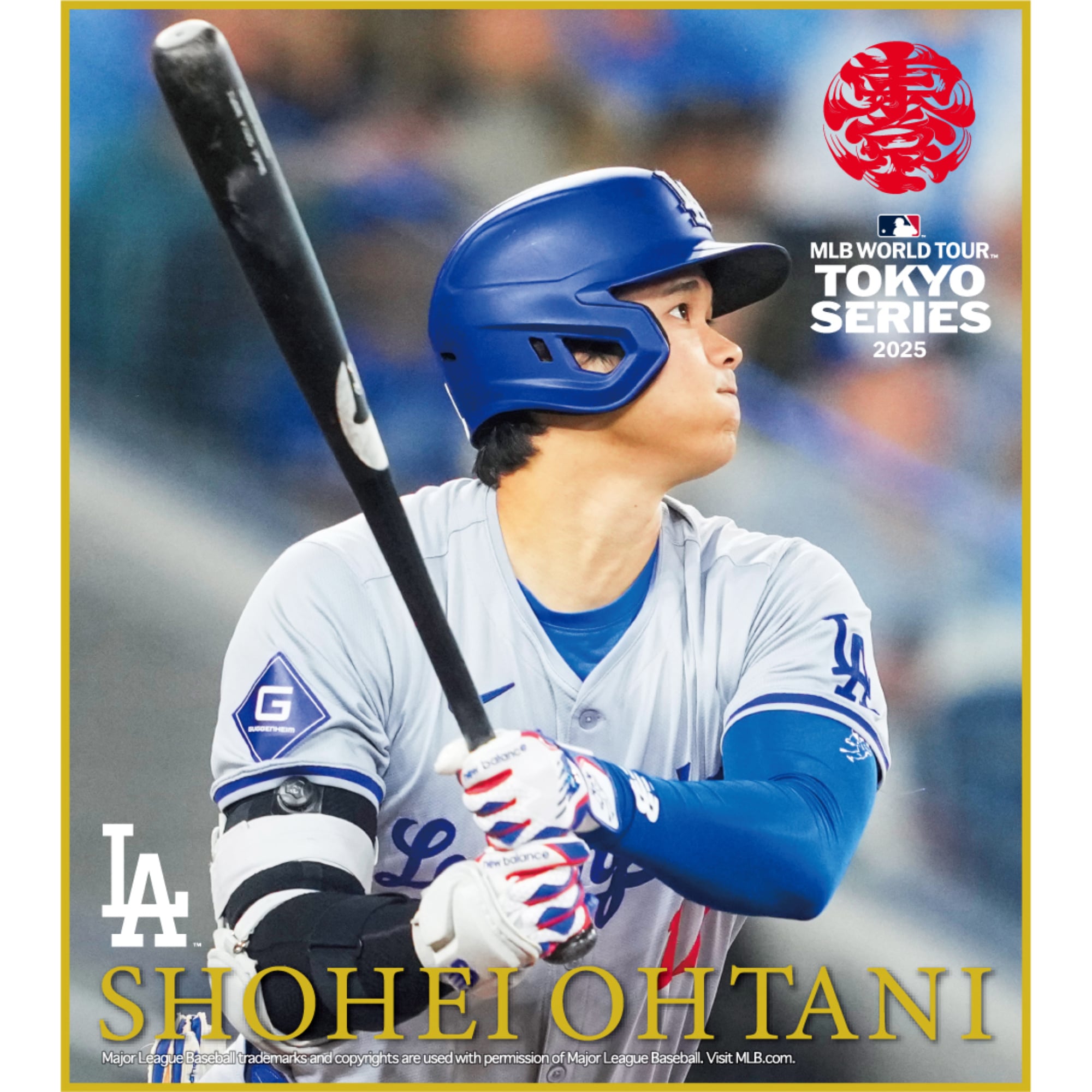 ドジャース MLB東京シリーズ ドジャース 大谷翔平 フォト色紙2種セット 