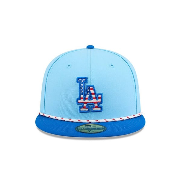 ニューエラ ドジャース July 4th 2025 独立記念日 59FIFTY オン 