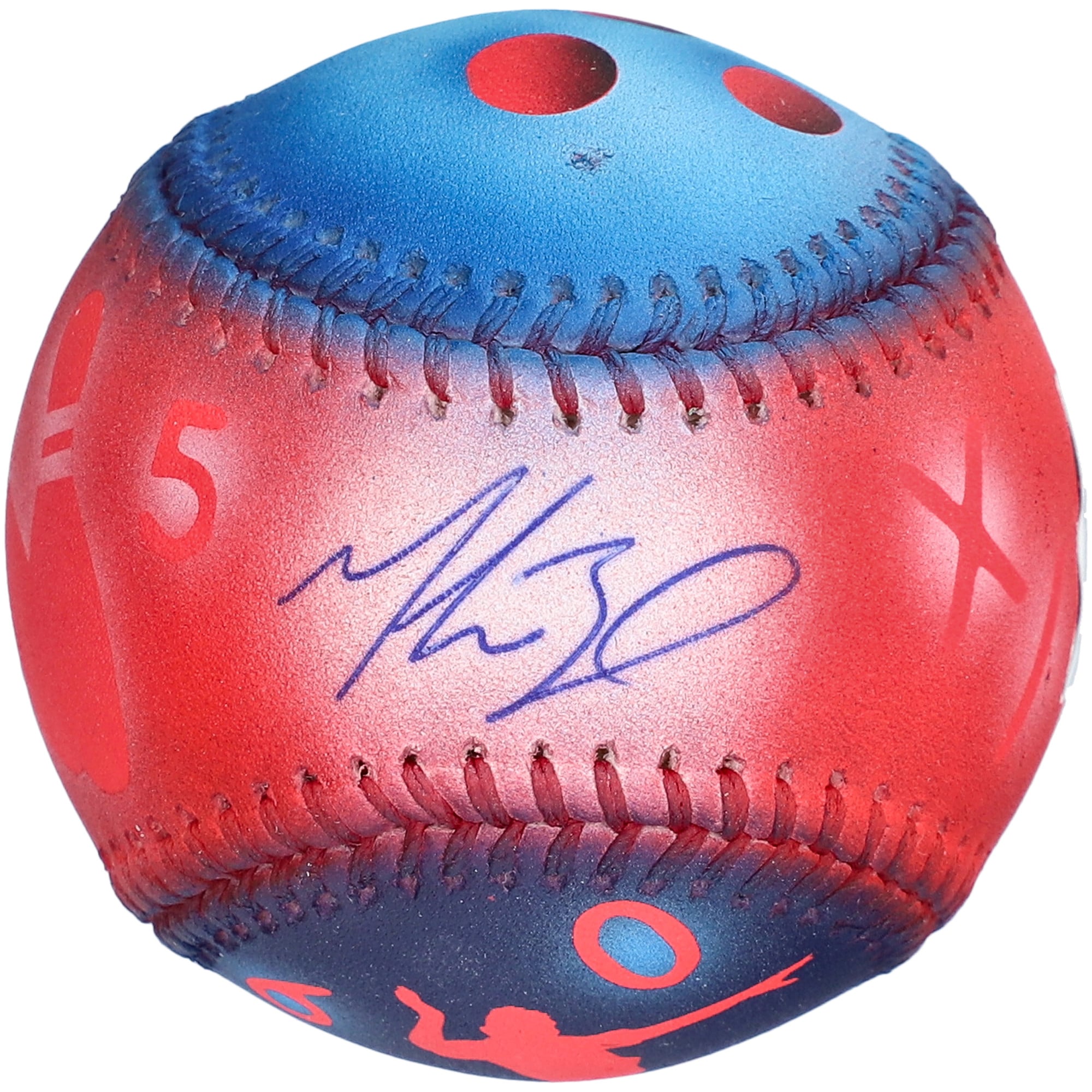 Mookie Betts Los Angeles Dodgers Autographed Baseball - Art by Stadium Custom Kicks - #1 of Limited Edition 1 - VS698469