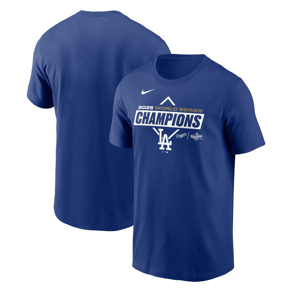 NIKE ドジャース ワールドシリーズ 2025 優勝 チャンピオン Tシャツ ブルー