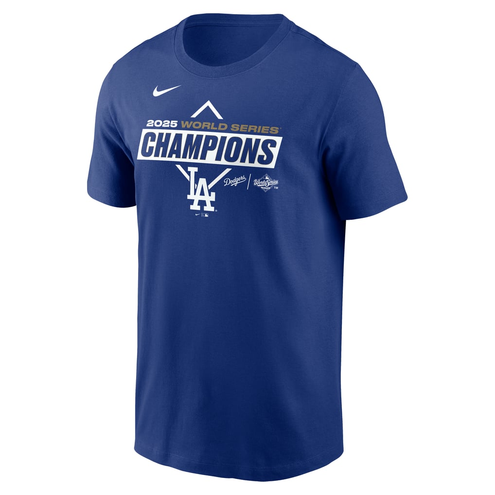 NIKE ドジャース ワールドシリーズ 2025 優勝 チャンピオン Tシャツ ブルー