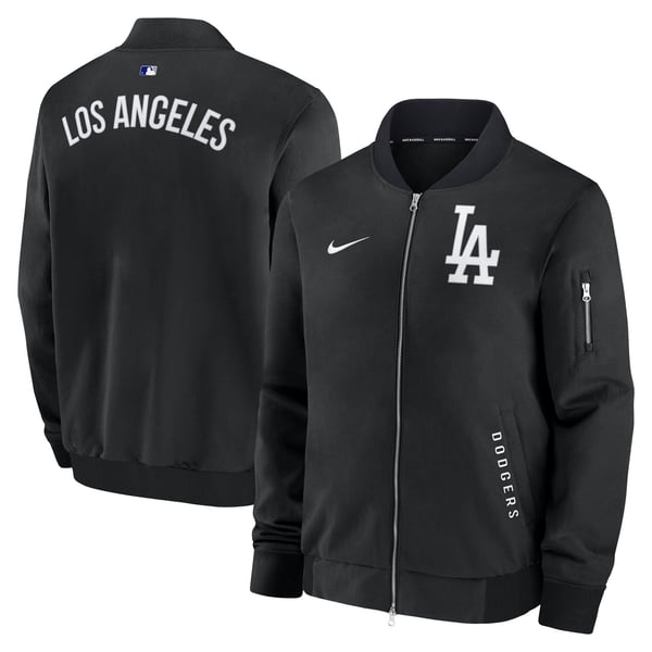 NIKE ドジャース ダグアウト ボンバージャケット ブラック