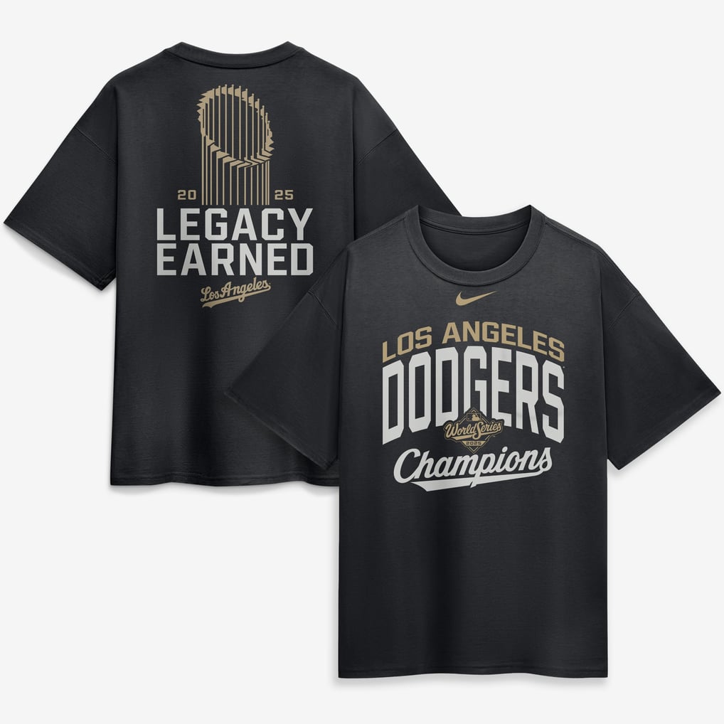 NIKE ドジャース ゴールドプログラム グラフィック Tシャツ ブラック