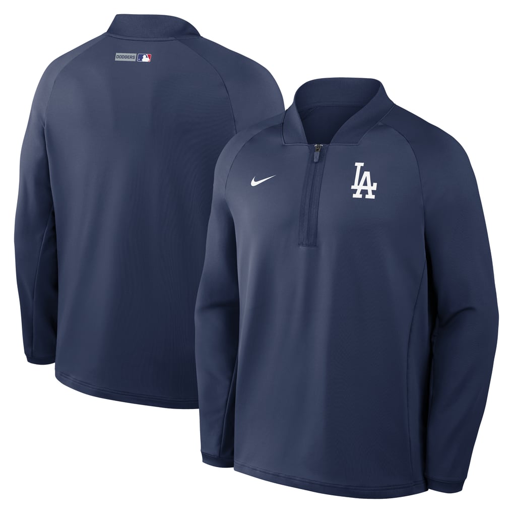 ドジャース NIKE ハーフジップ プルオーバー ネイビー