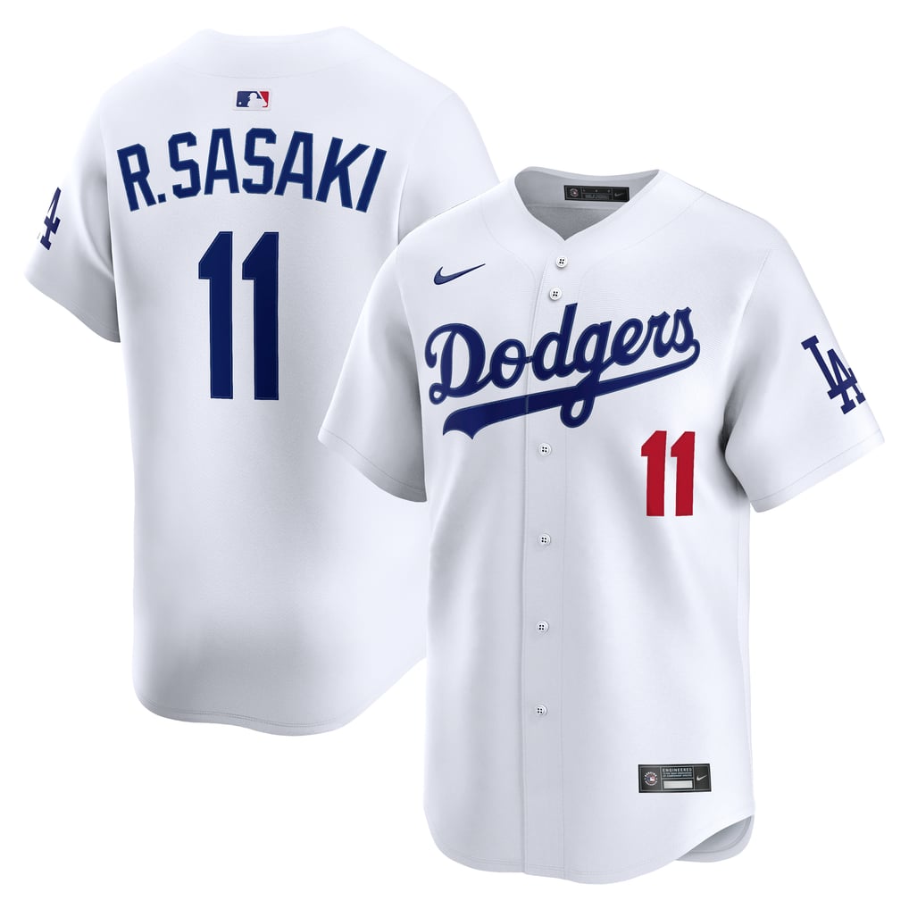 NIKE ドジャース 佐々木朗希 リミテッドユニフォーム ホーム ホワイト
