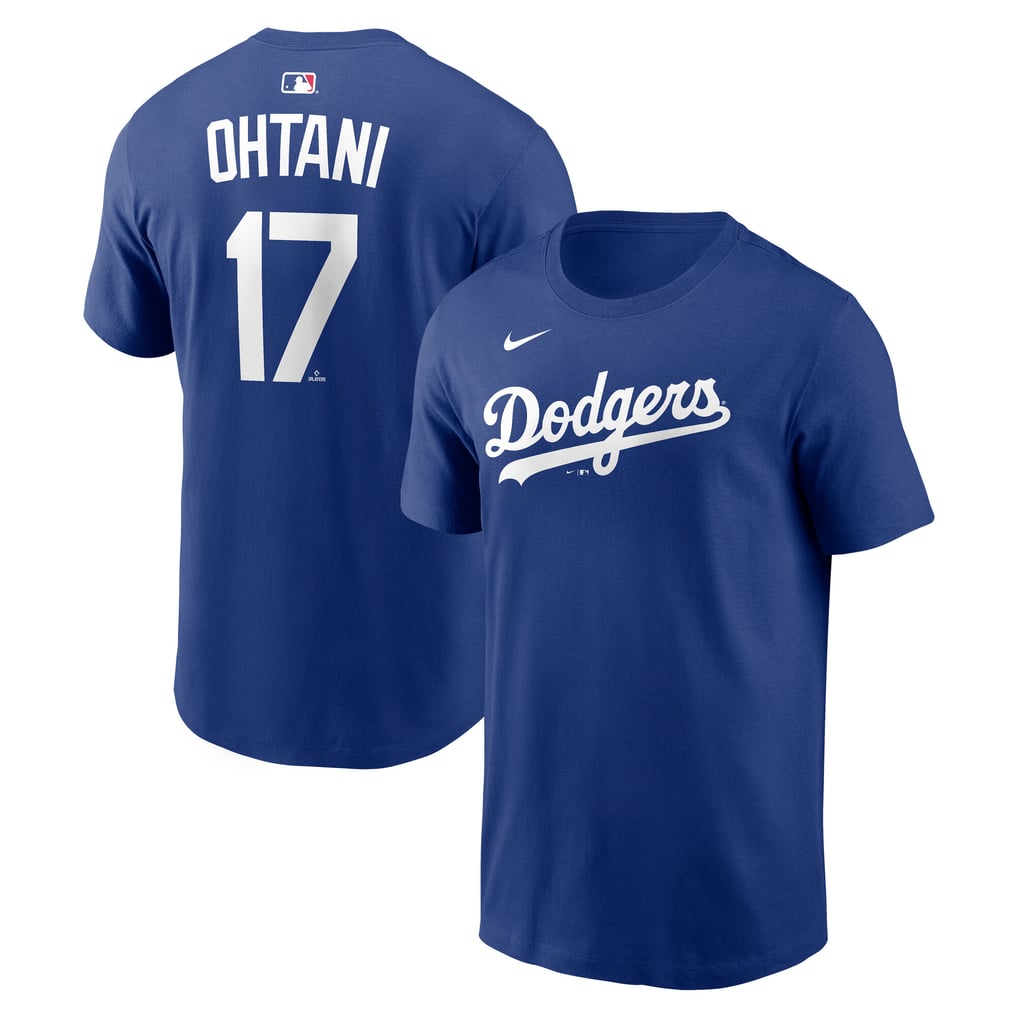 NIKE ドジャース 大谷翔平 ネームアンドナンバー Tシャツ ブルー